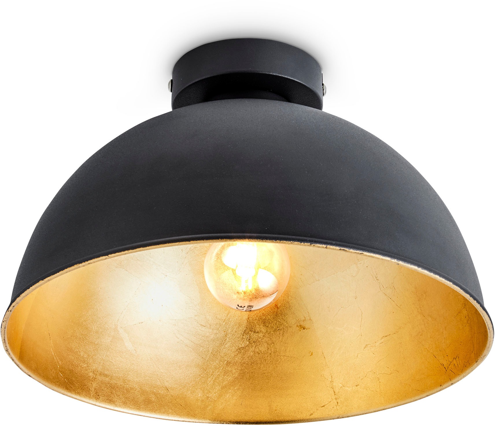 B.K.Licht Leuchten-Set, 2-teilig: Deckenlampe (für 1 x E27)  + Stehleuchte (für 1 x E27), Lieferung ohne Leuchmittel