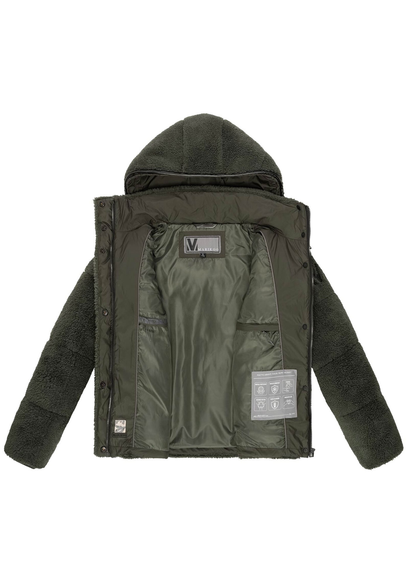 Marikoo Winterjacke »Marikoo Kaguraa Damen Winterjacke N030«