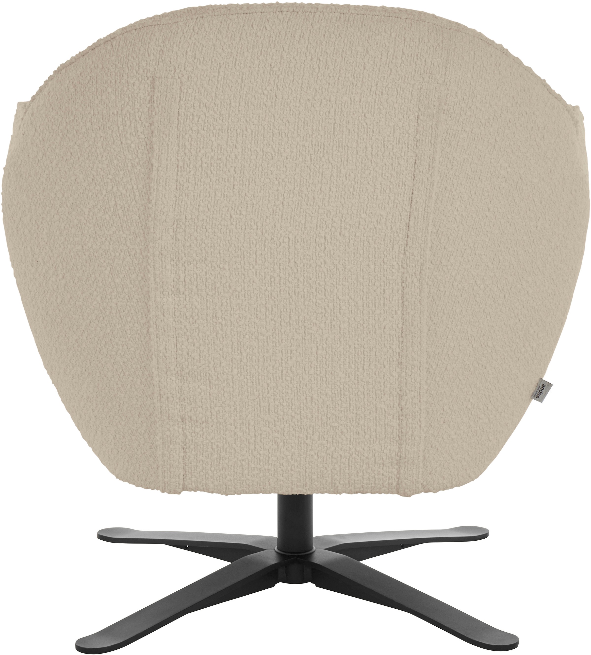 andas Drehsessel »Stavre, Loungesessel«, in moderner Optik, mit elegantem Drehfuß