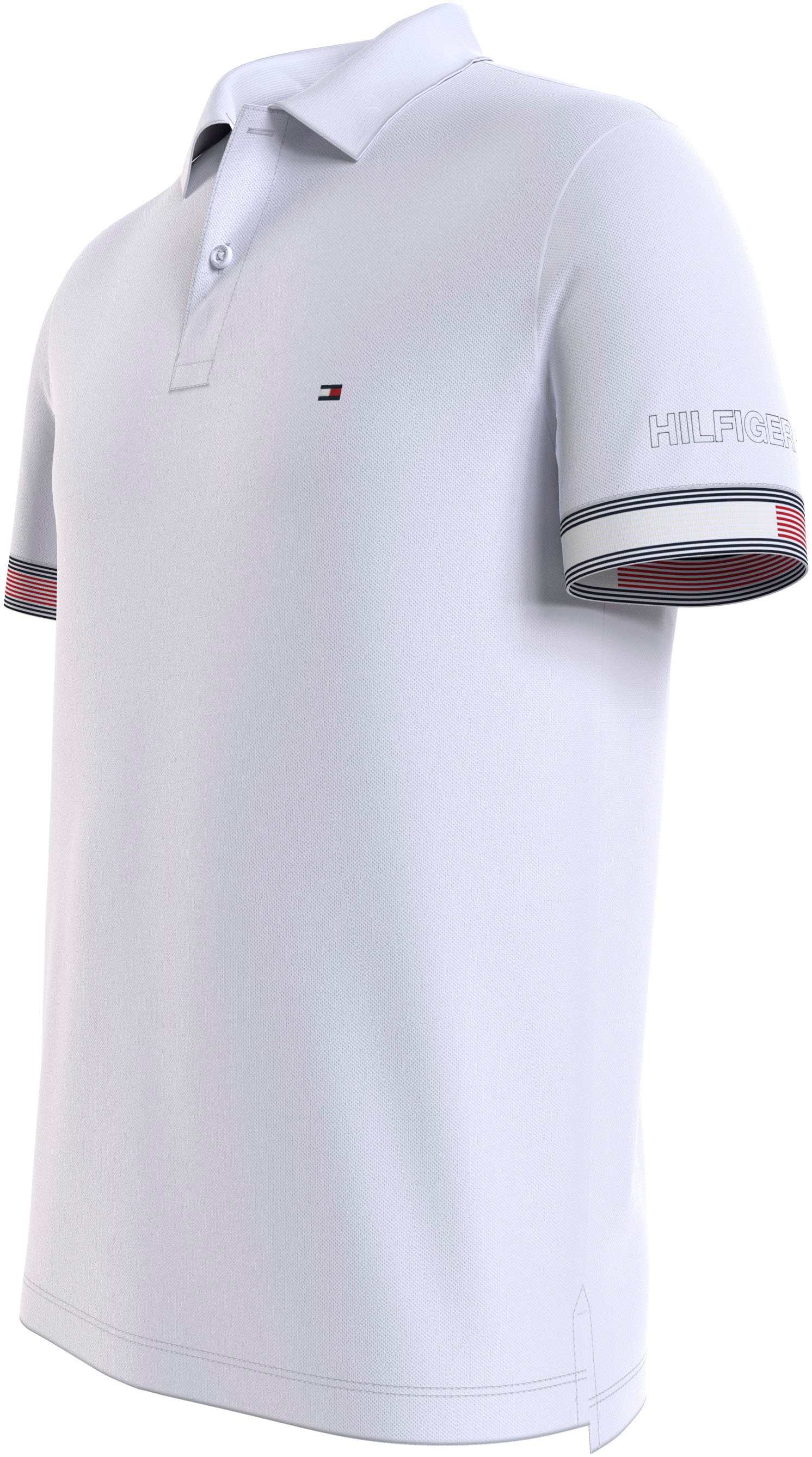 Tommy Hilfiger Poloshirt »FLAG CUFF SLIM POLO«