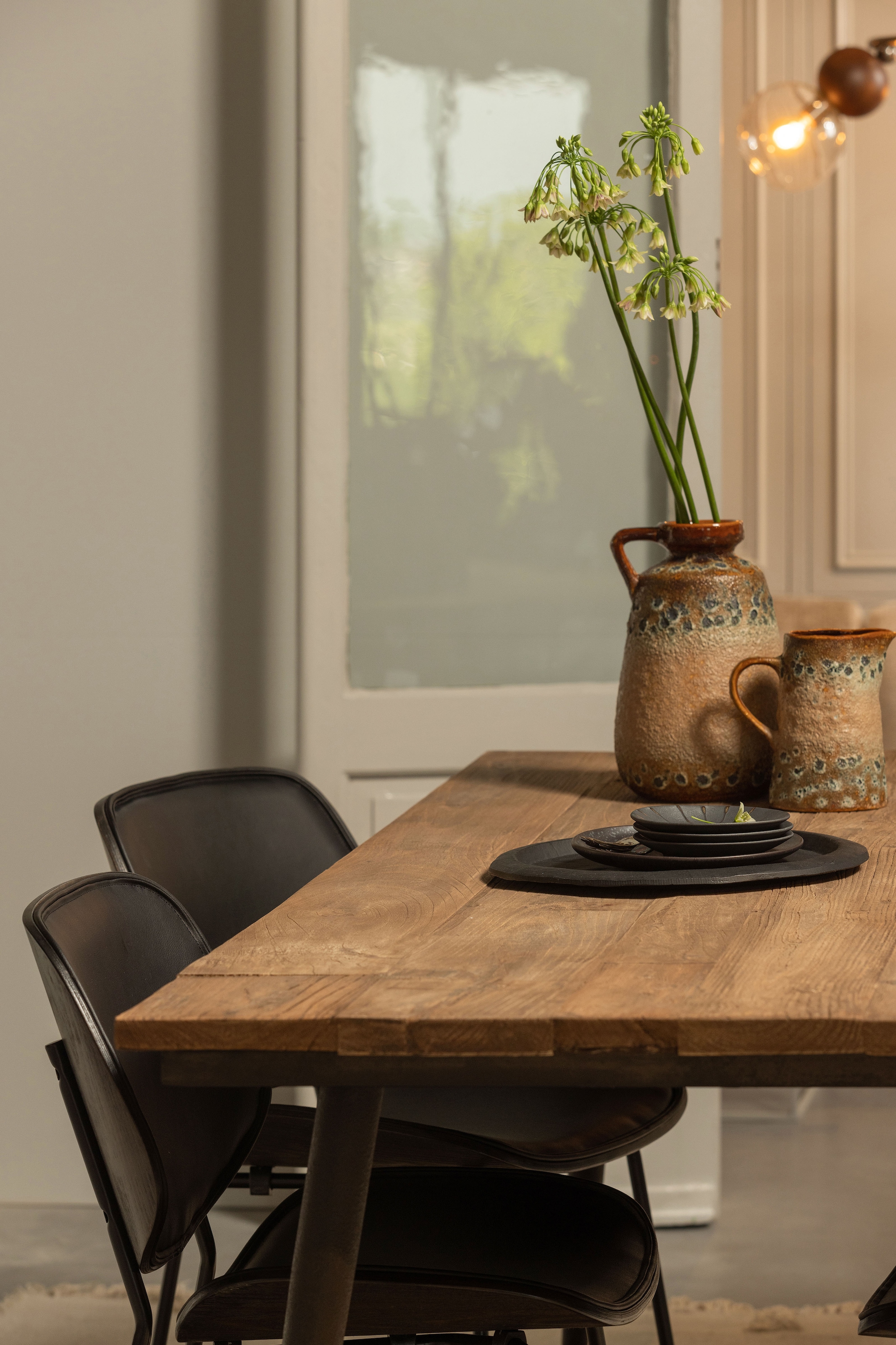 WOOOD Esszimmerstuhl »Close In mit Kunstleder-Bezug und Metallgestell B 49 x T 57 x H 80 cm« (Set) 2 Stk.Pulverbeschichtetes gestell, Tragkraft 150 kg, Lieferung im Zweierpack