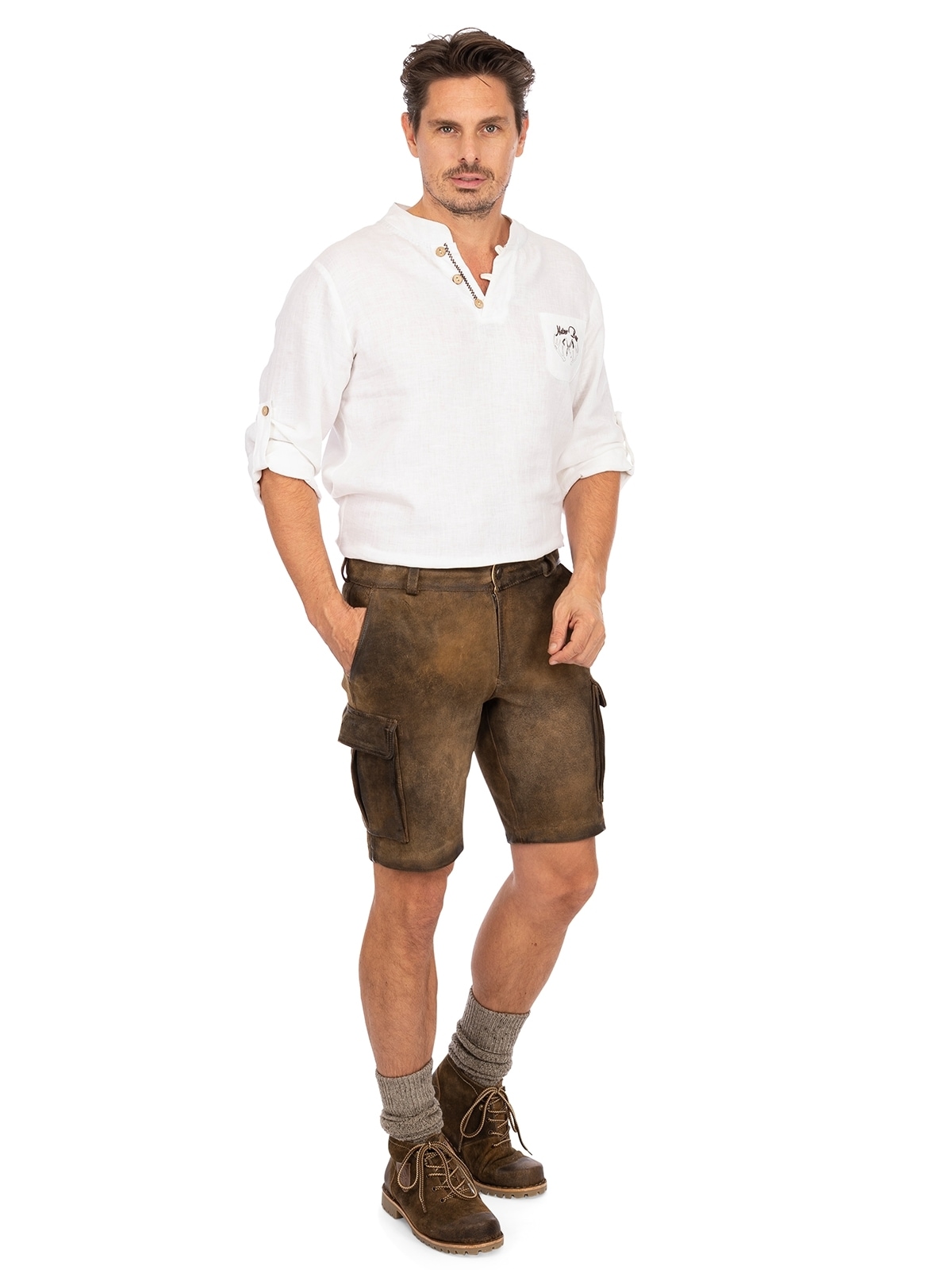 Country Maddox Lederhose »Lederhose CARGO«