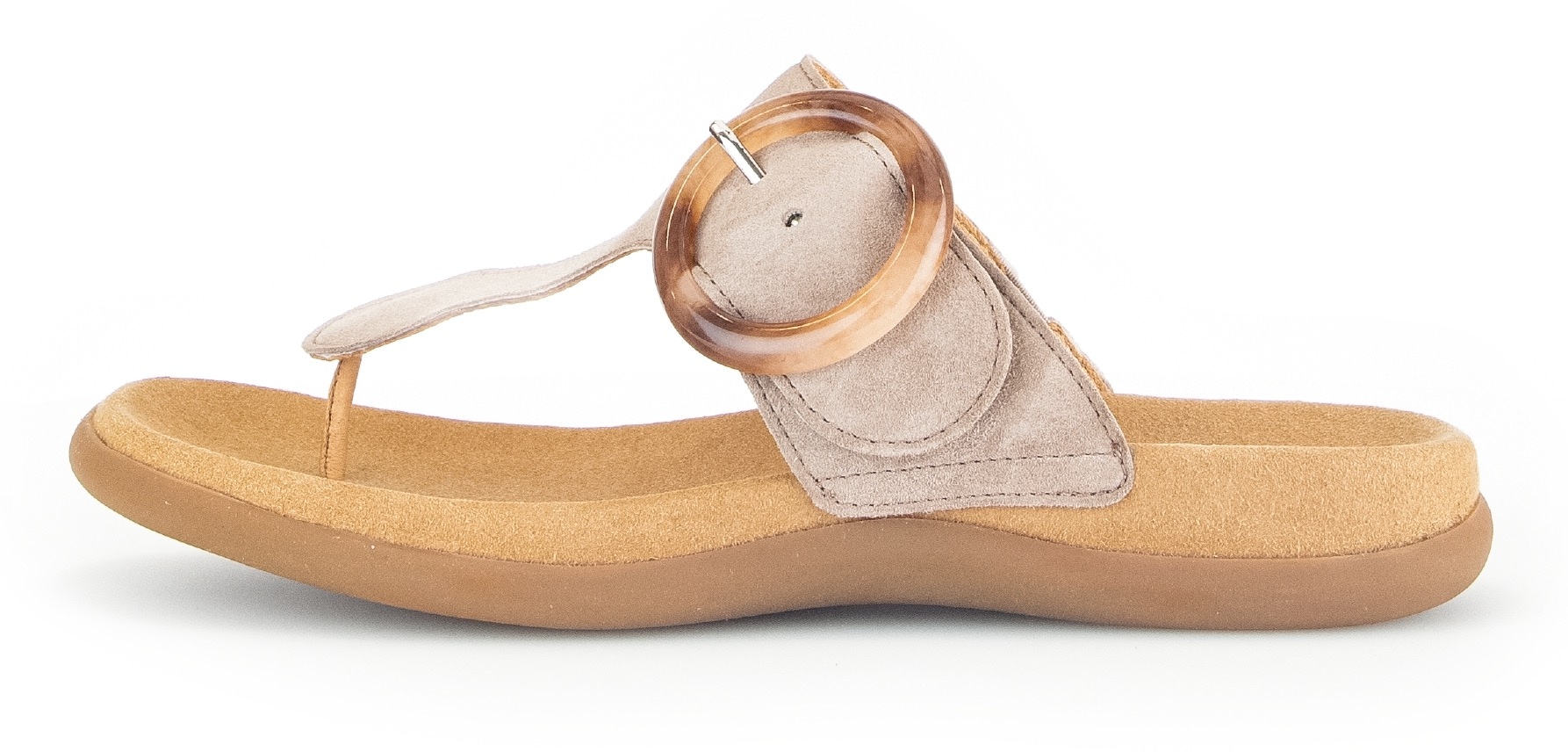 Gabor Dianette, Keilabsatz, Sommerschuh, Bequemschuh mit dekorativer Zierschnalle