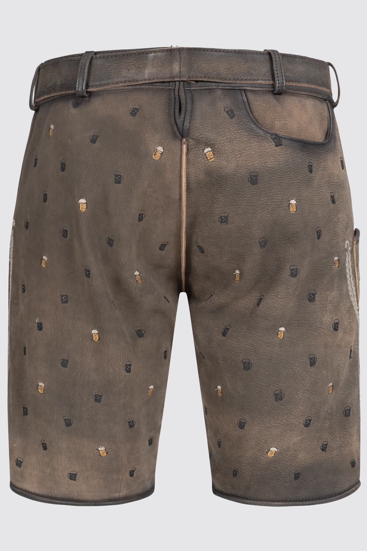 Krüger Lederhose »Lederhose Sammy mit Gürtel«