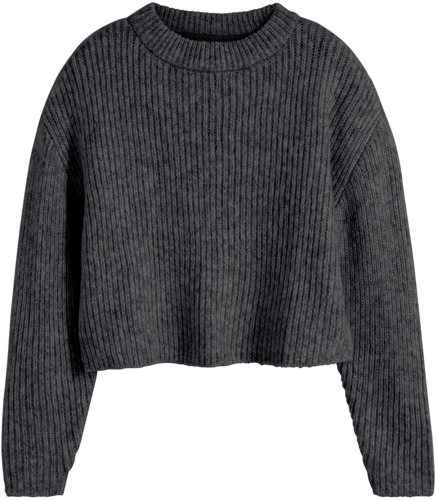 bonprix Strickpullover aus Polyester, Polyacryl, Polyamid und Wolle, weit geschnitten