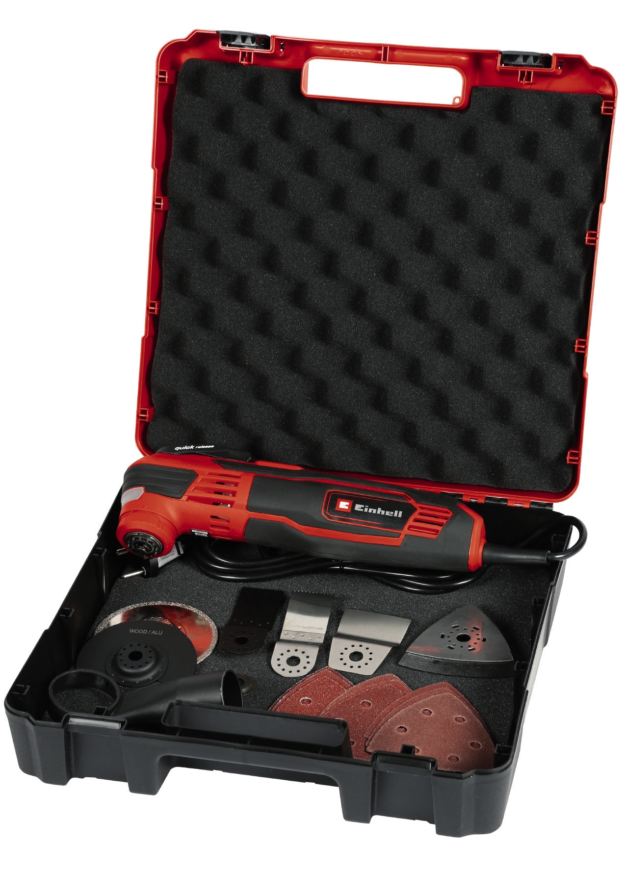 Einhell Elektro-Multifunktionswerkzeug »TE-MG 350 EQ« mit kraftvollem 350 Watt Motor und Aufbewahrungskoffer