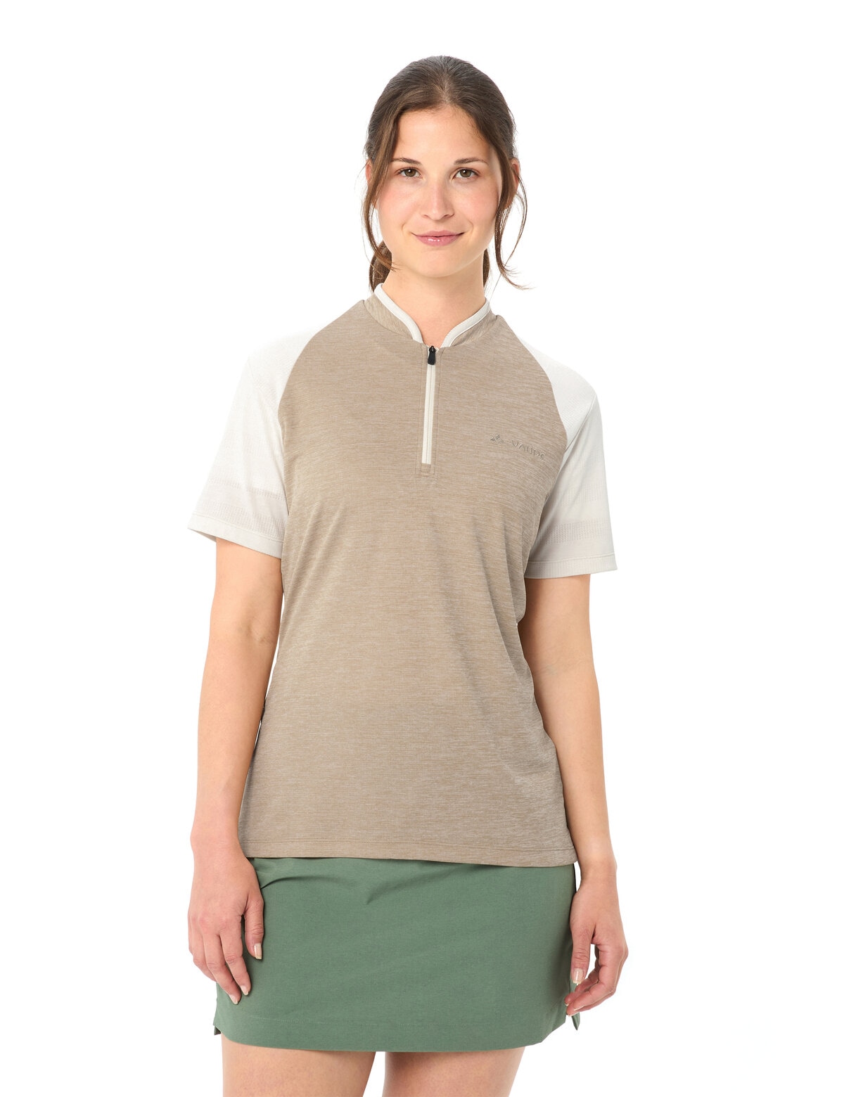 VAUDE Funktionsshirt »Women's Tamaro HZ Shirt IV« Kurzarm, sportlicher Stil, für Radsport und Outdoor-Aktivitäten