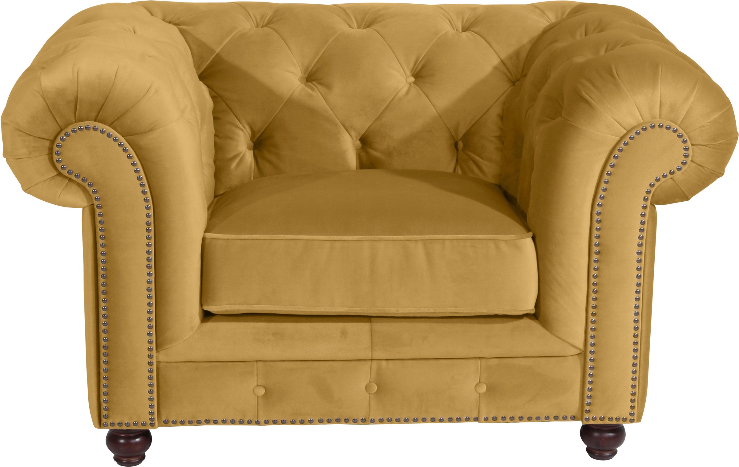 Chesterfield-Sessel »Old England«, mit edler Knopfheftung