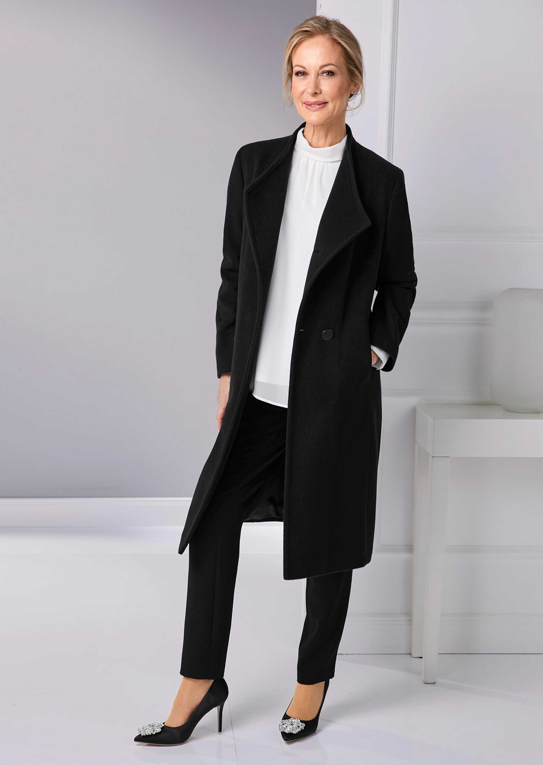 GOLDNER Langmantel »Kurzgröße Wärmender Wollmantel«