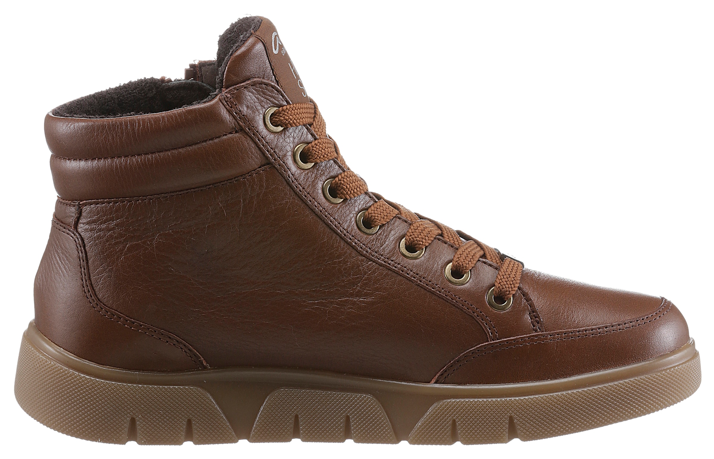 Ara Schnürboots »ROM«, Stiefelette, Bequemschuh mit Reißverschluss
