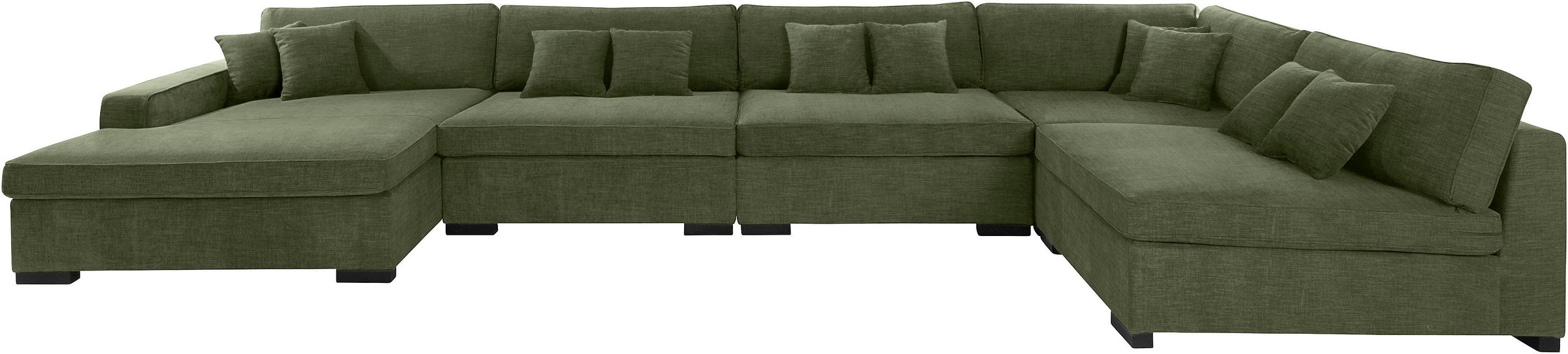 Guido Maria Kretschmer Home&Living Wohnlandschaft »Skara XXL U-Form«, Lounge-Sofa XXL mit Federkern-Polsterung, in vielen Bezugsvarianten