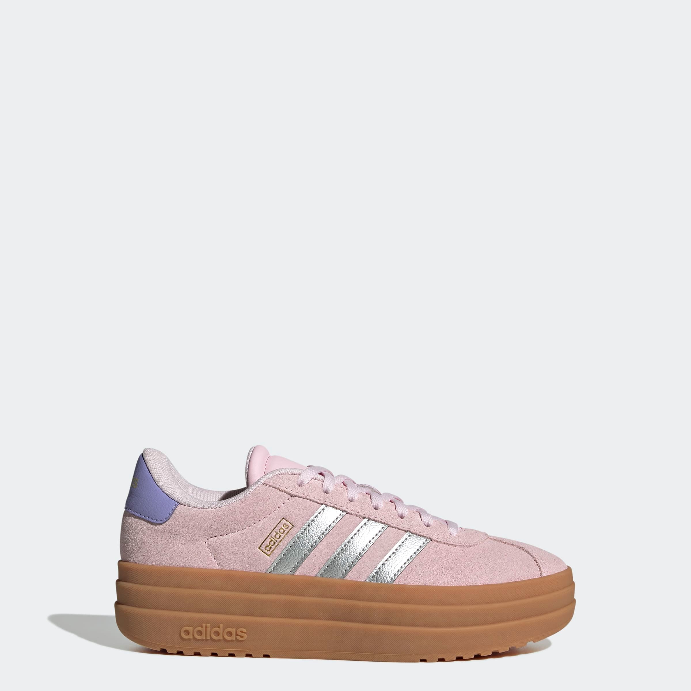 adidas Sportswear Plateausneaker »VL COURT BOLD LIFESTYLE KIDS«, Design auf den Spuren des adidas Gazelle Bold