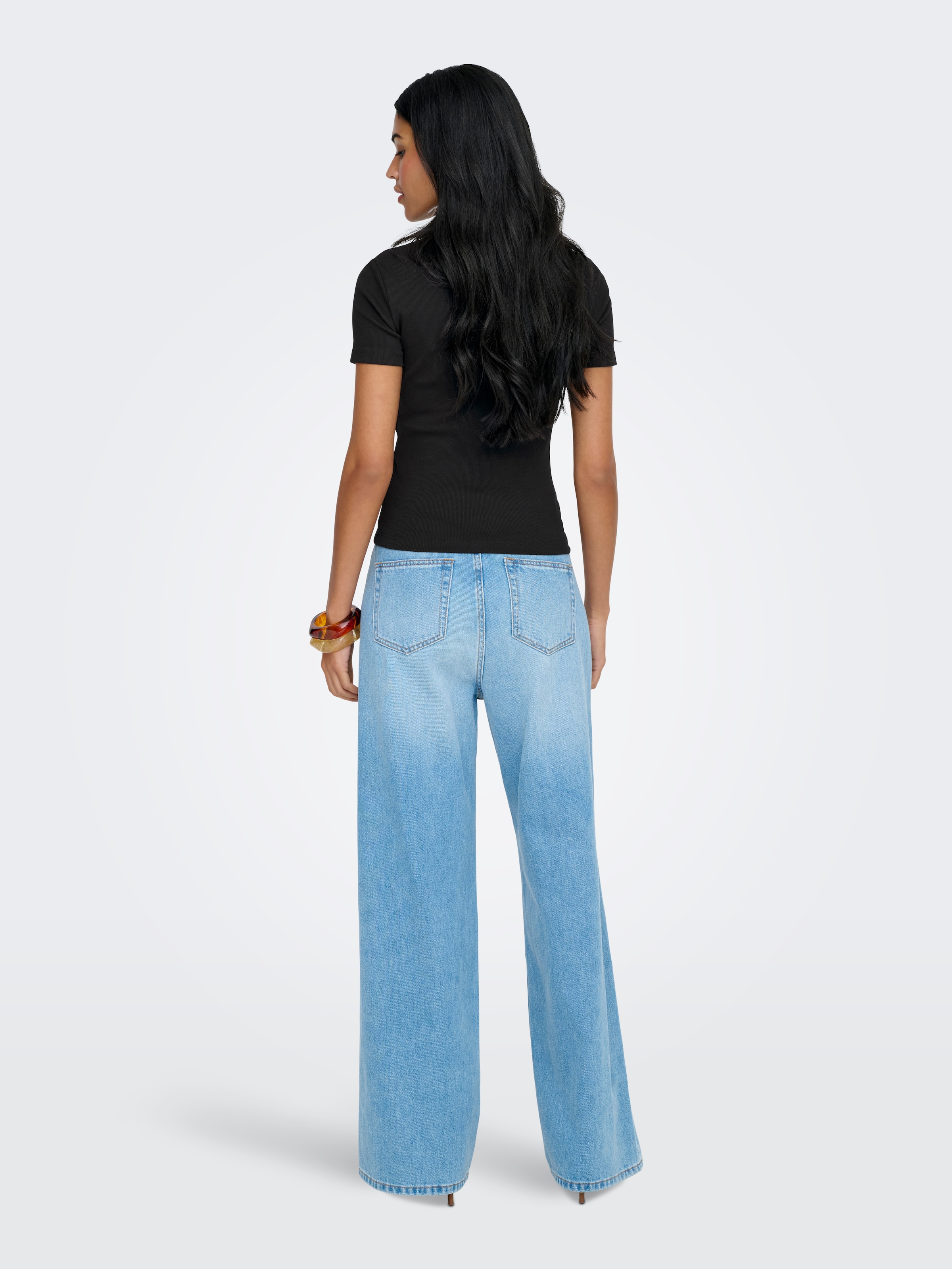 ONLY Kurzarmshirt »ONLVAL LIFE S/S O-NECK TOP JRS«