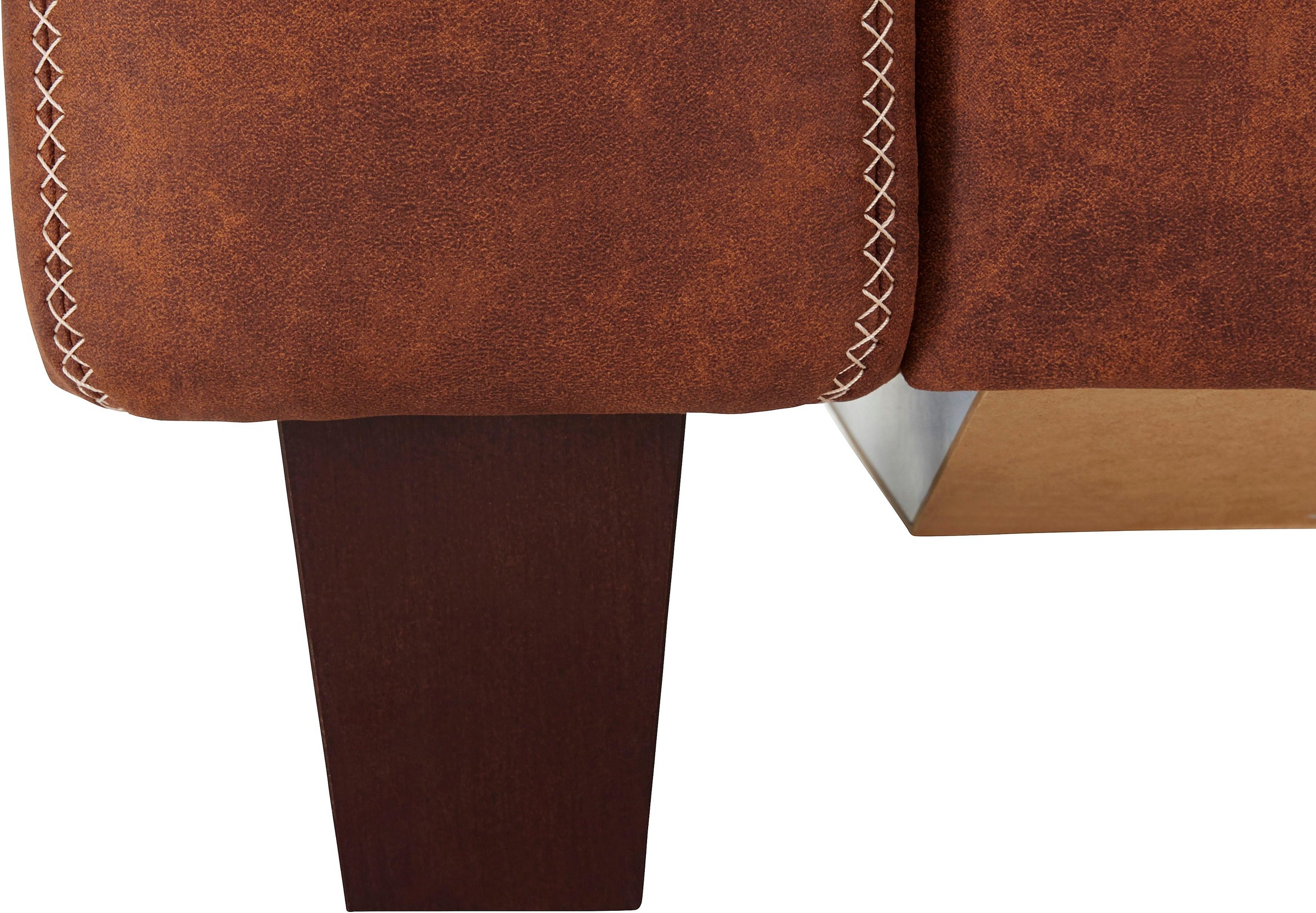 Places of Style Ecksofa »Varese L-Form«, wahlweise mit Bettfunktion und Vorziehfunktion