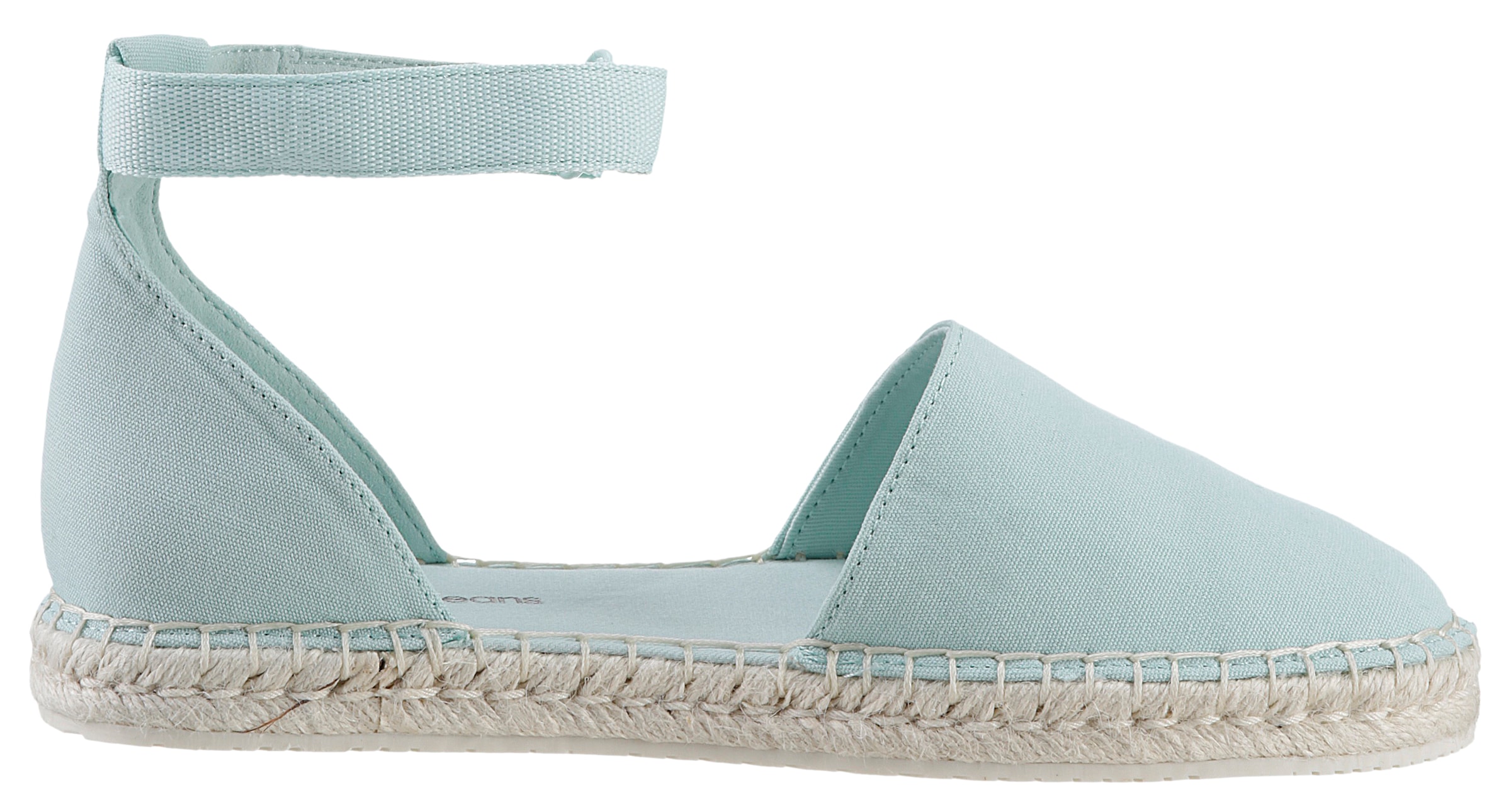 Calvin Klein Jeans Espadrille »EMMA 5C *I«, Strandschuh, Sommerschuhe, Sandale mit Klettriemchen und Juteabsatz