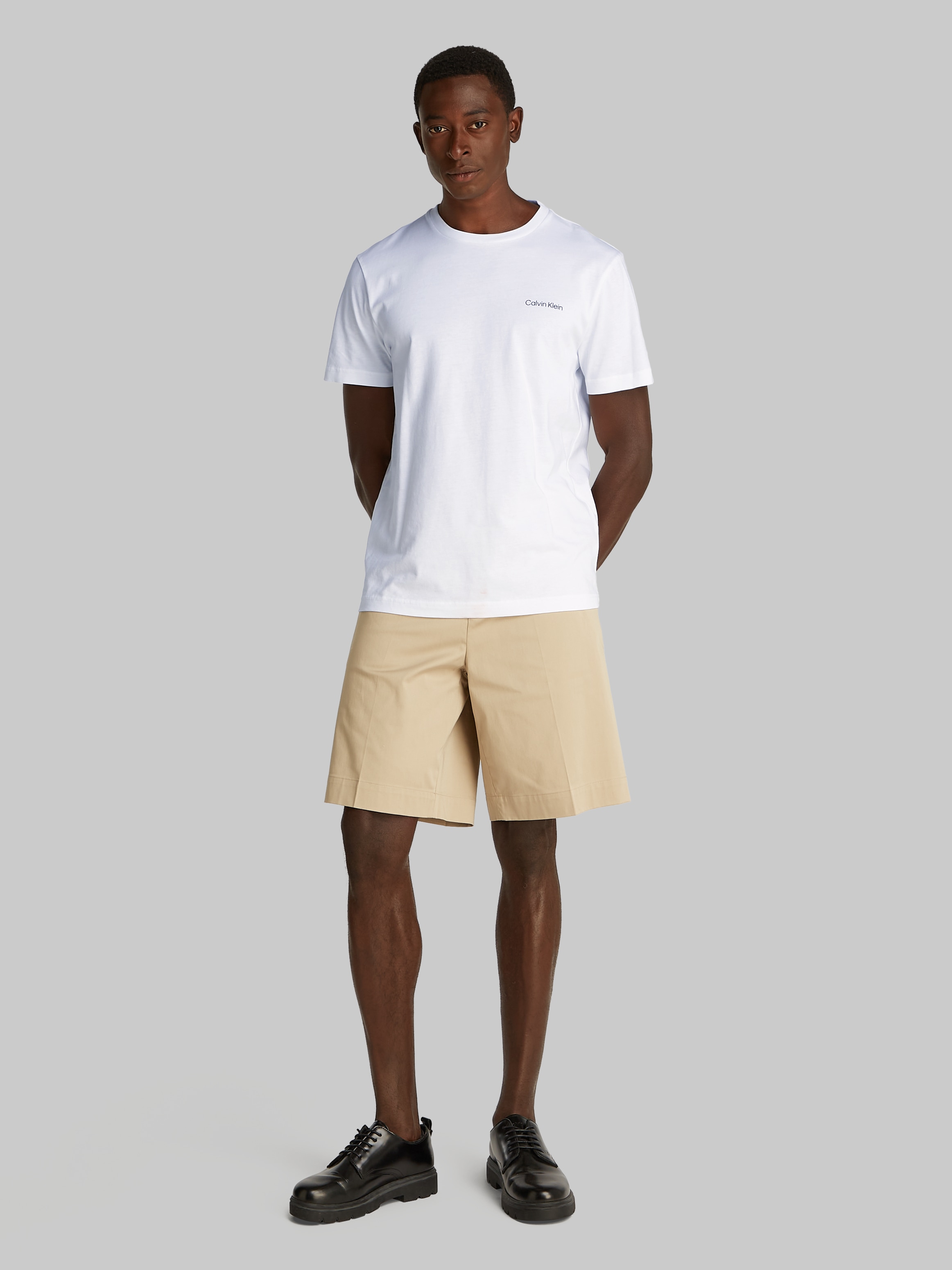 Calvin Klein T-Shirt »CP-LINEAR BOX LOGO T-SHIRT«, in Unifarbe