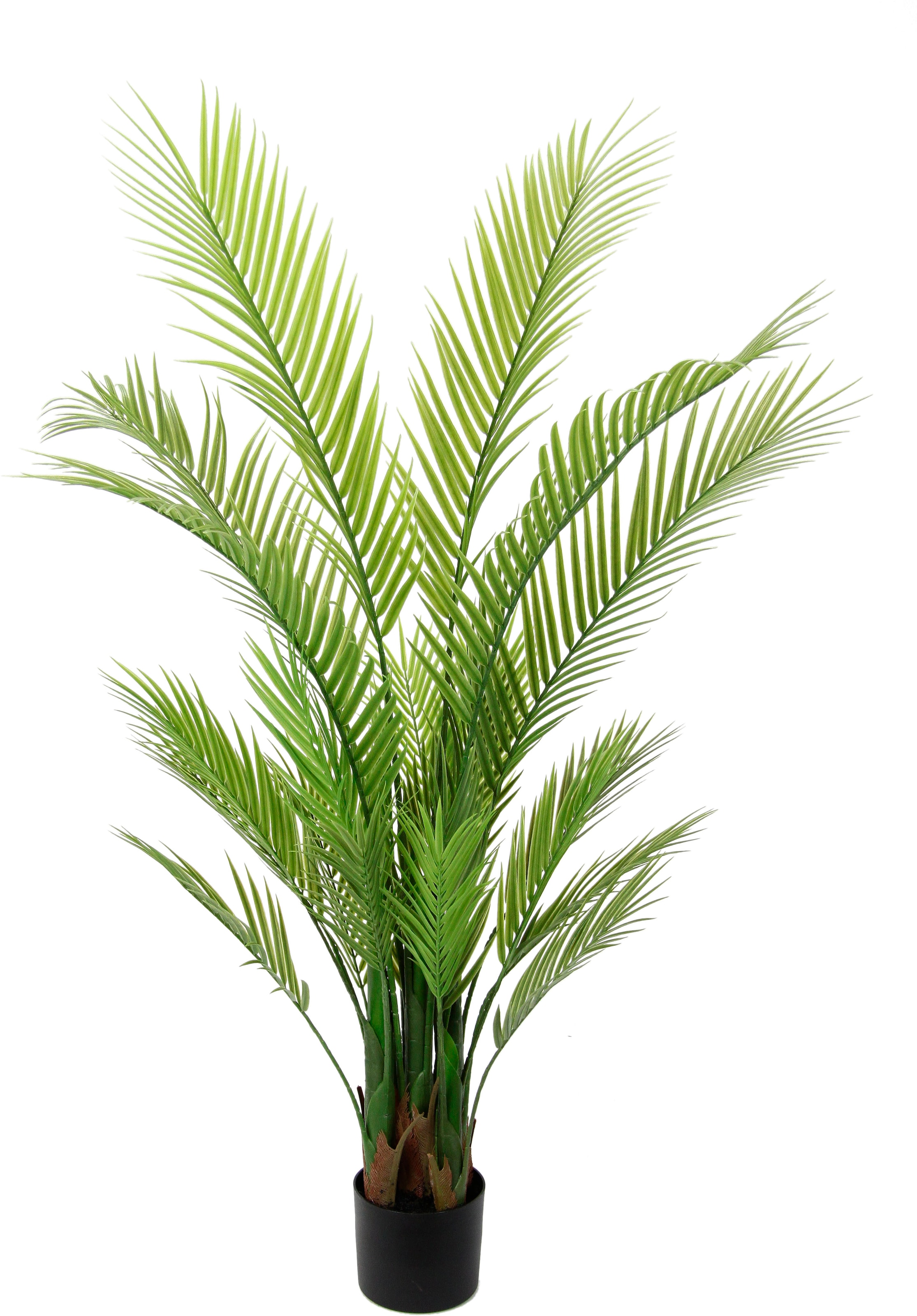 I.Ge.A. Kunstbaum »Areca Palme im Topf künstlich Kunstpalme Kunstpflanze Goldfruchtpalme« Kunstbaum Dekopflanze Zimmerpflanze Zimmerpalme Tropische...