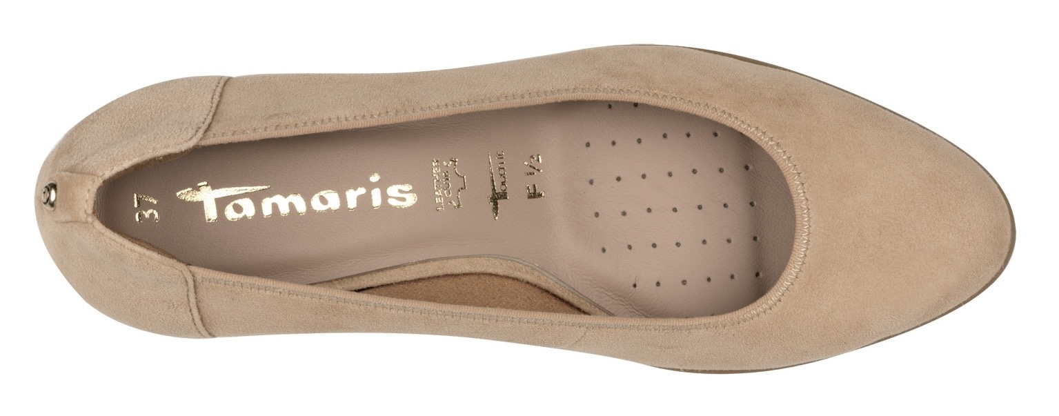 Tamaris Pumps, Trichterabsatz, Abendschuh, Festtagsschuh in zeitloser Optik