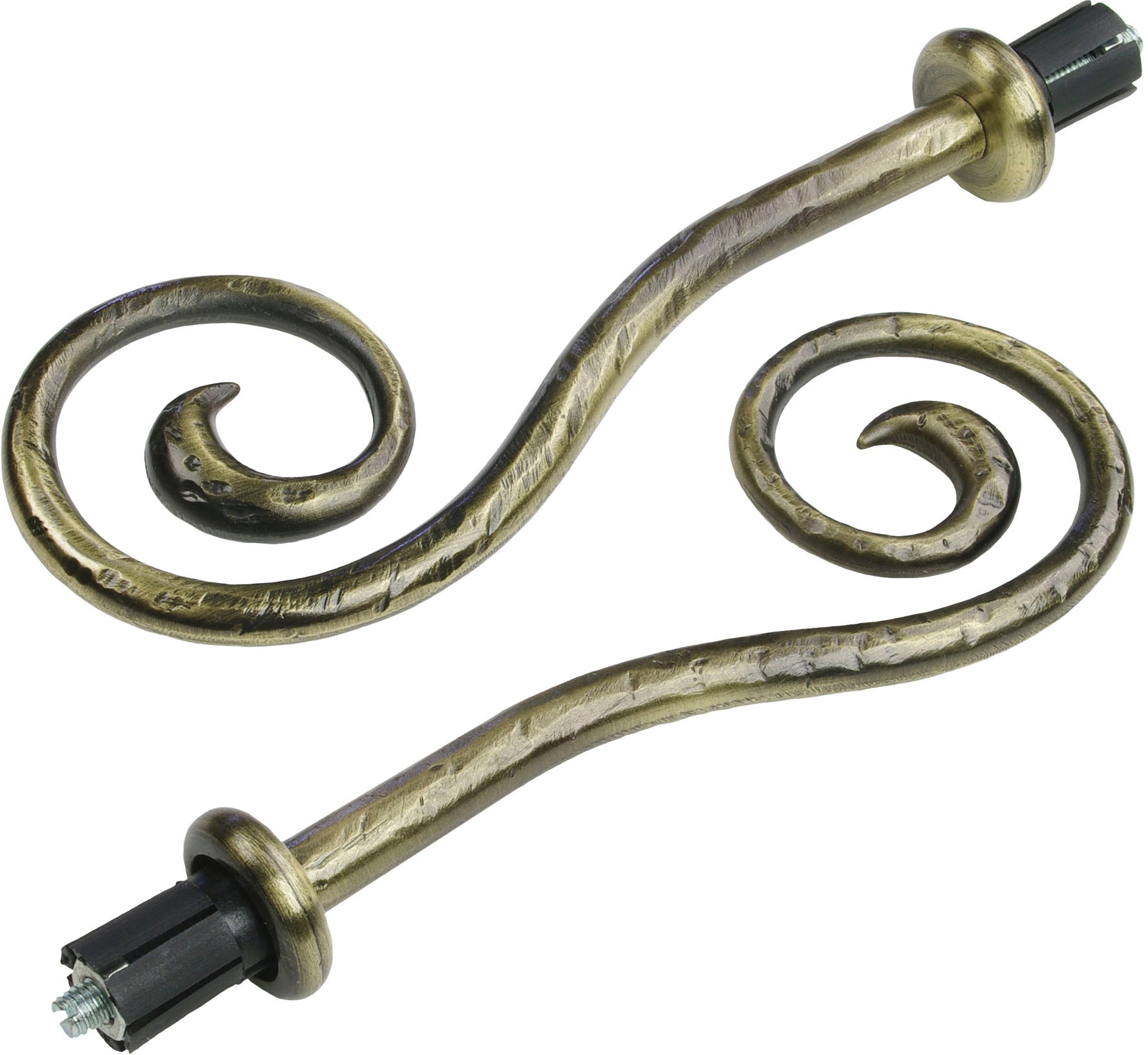 Gardinenstangen-Endstück »Endstück, Endknopf Spirale "Esperanca" für 16 mm Stangen«,...