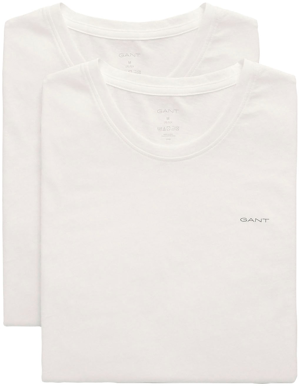 T-Shirt »C-NECK T-SHIRT 2-PACK«, (2 tlg.), aus besonders weichem Material