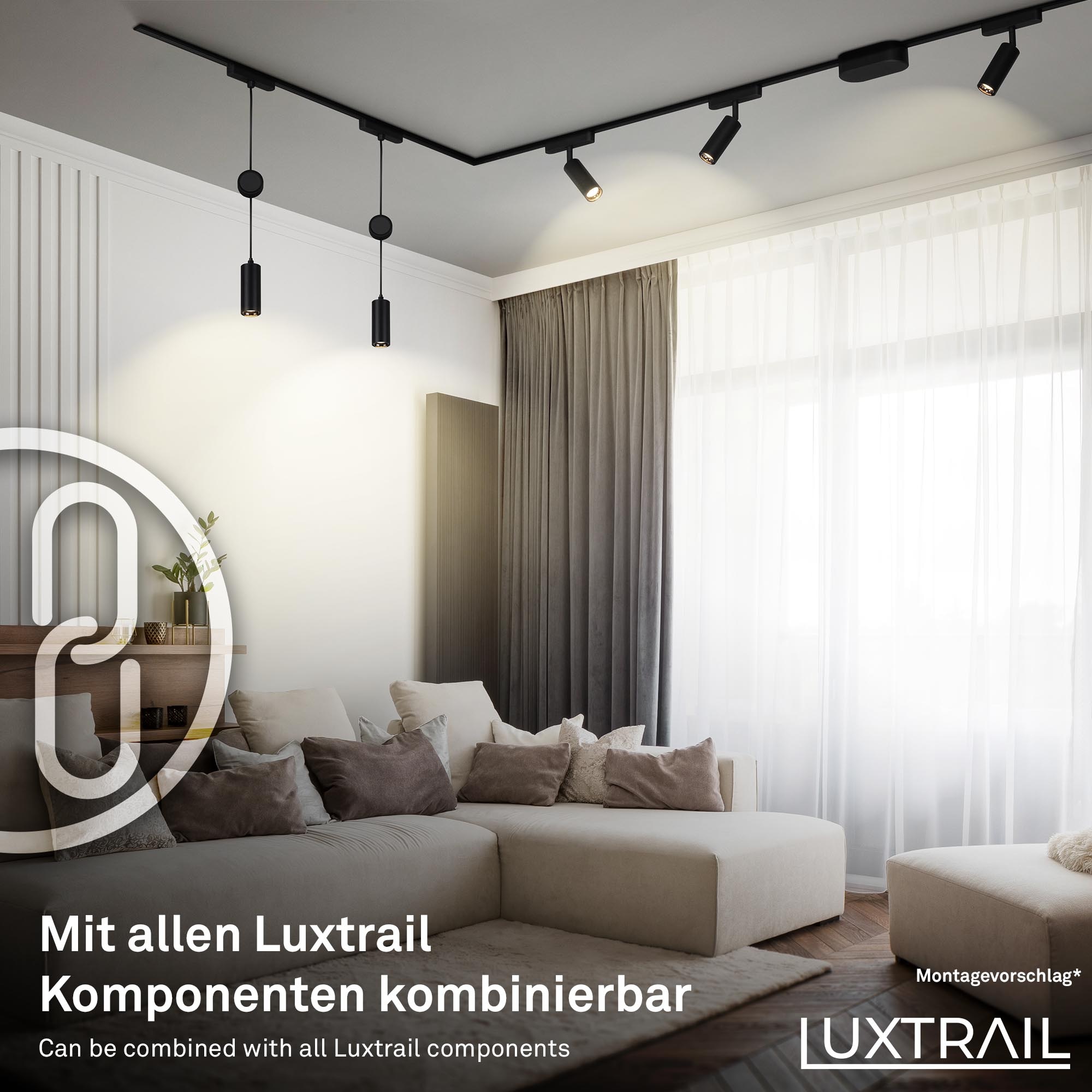 Briloner Leuchten LED Deckenleuchte »LUXTRAIL 8039085«