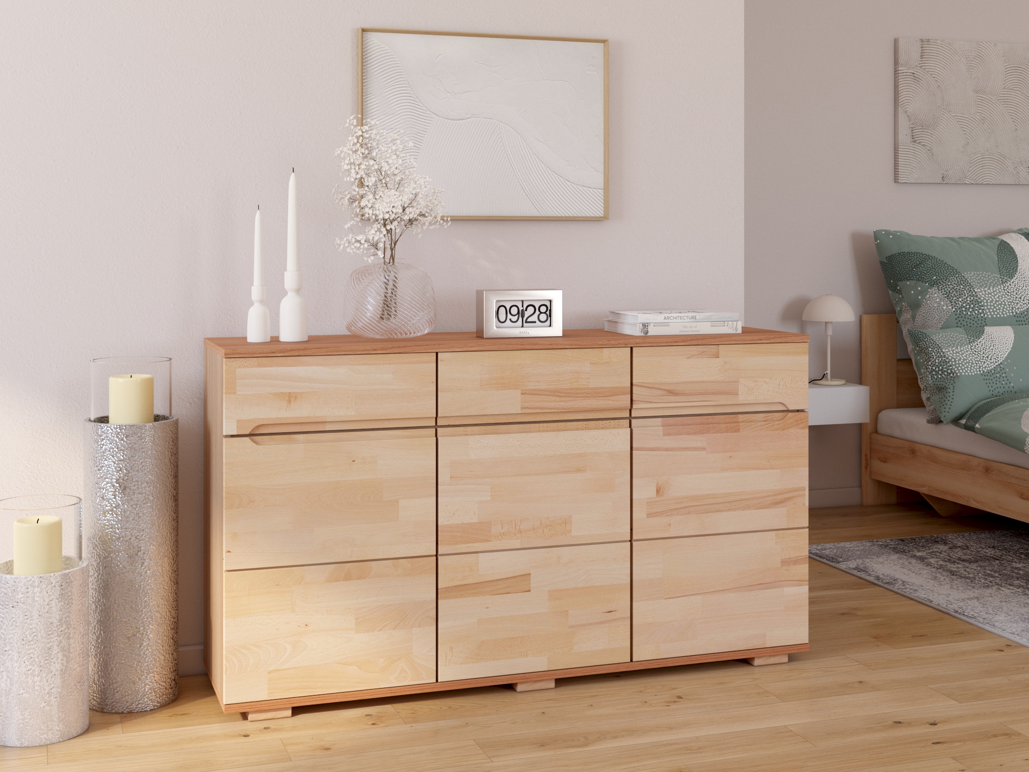 my home Bettwäsche »Balisa« 2 Stk. tlg. ab Größe 135x200 cm, aus 100% Baumwolle, Bettwäsche mit Kreisen