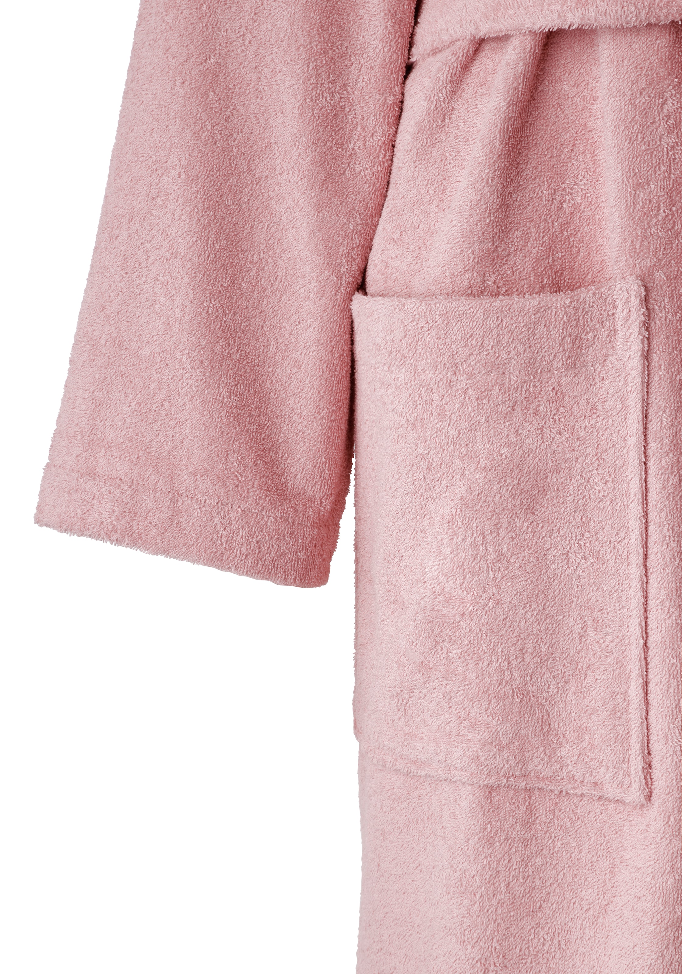 KangaROOS Unisex-Bademantel »Cassidy, für Damen & Herren, Standardlänge & Überlänge« 1 Stk. mit Taschen, Männer und Frauen, Baumwolle, Reise, Hotel, Sauna, S-3XL