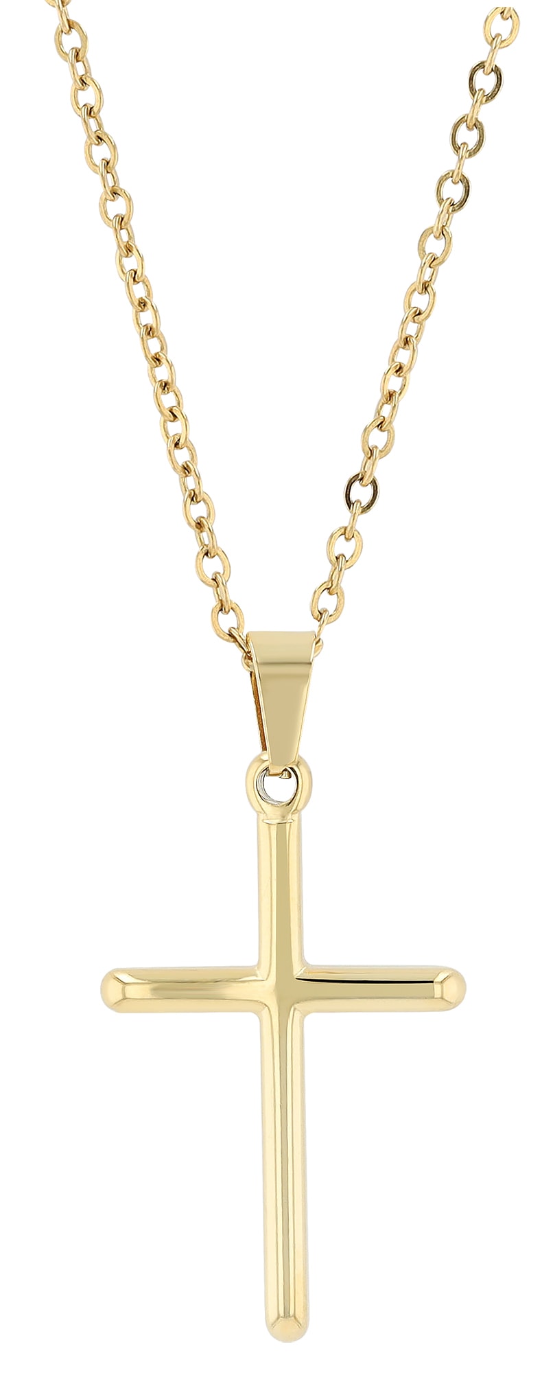 Adelia´s Kreuzanhänger »Unisex Anhänger ¿ Kreuz Kreuzanhänger aus Edelstahl«