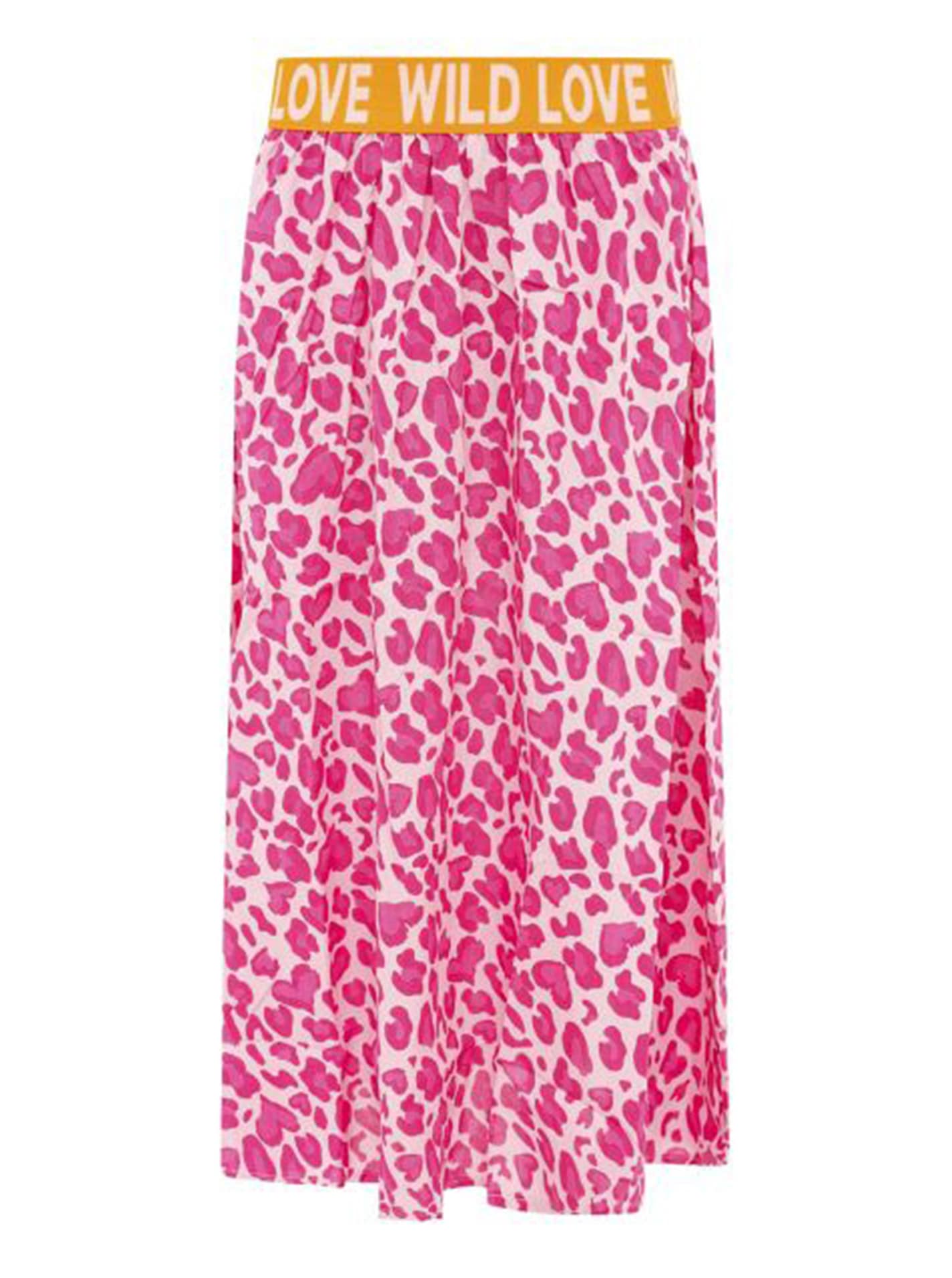 Zwillingsherz Maxirock »"Leo Herzen"« Animal-Muster, knöchellang, Gummizug, leicht