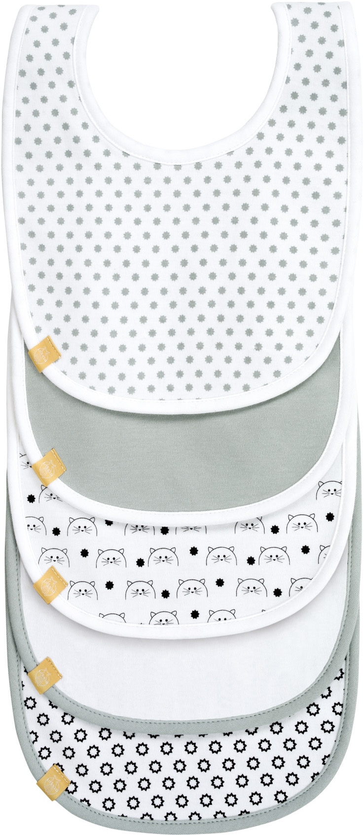 Lätzchen, »Little Chums, Cat«, (Set, 5-tlg.)