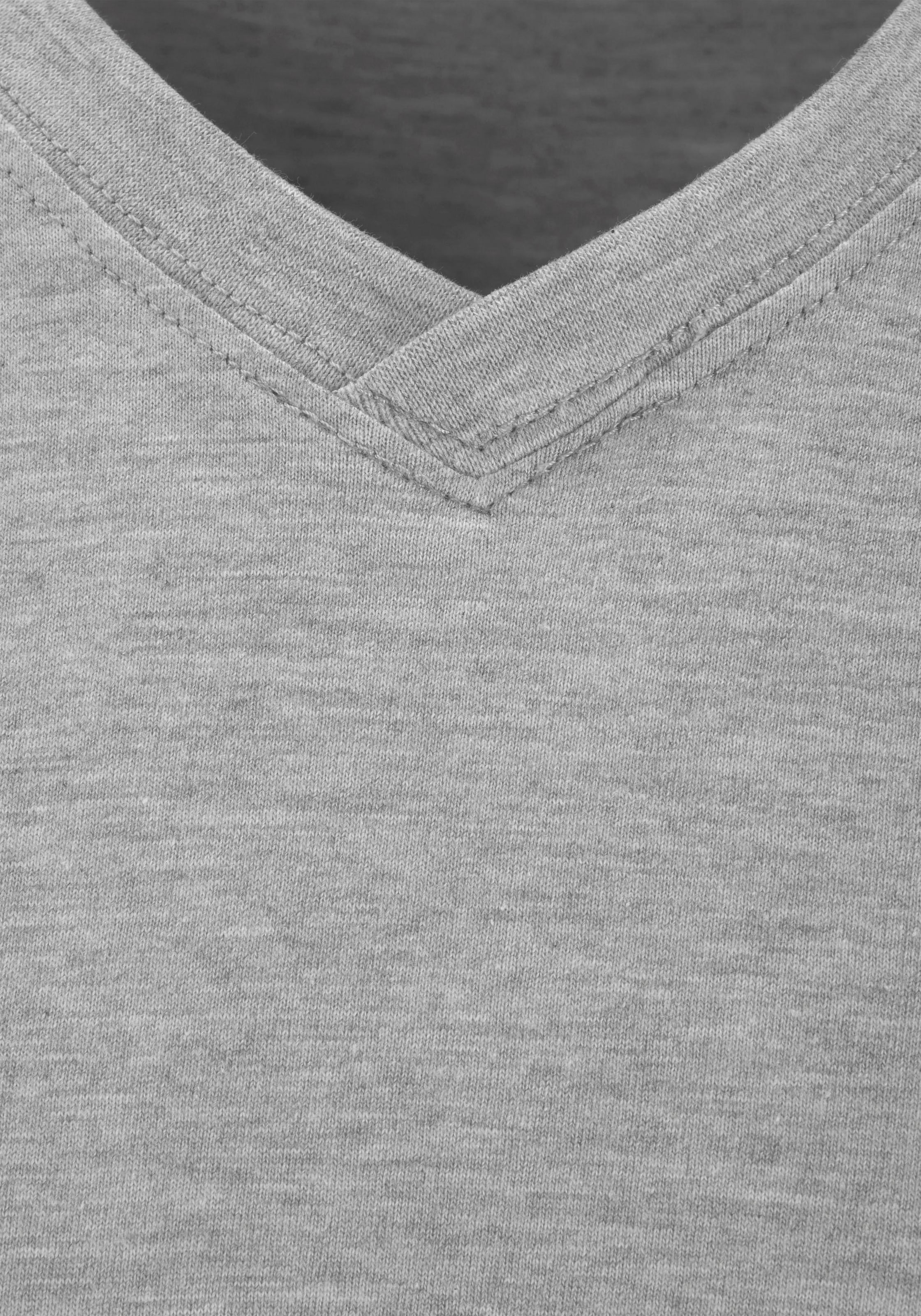H.I.S T-Shirt, (Packung, 3 tlg.), mit V-Ausschnitt aus Baumwolle, Unterhemd, T-Shirt