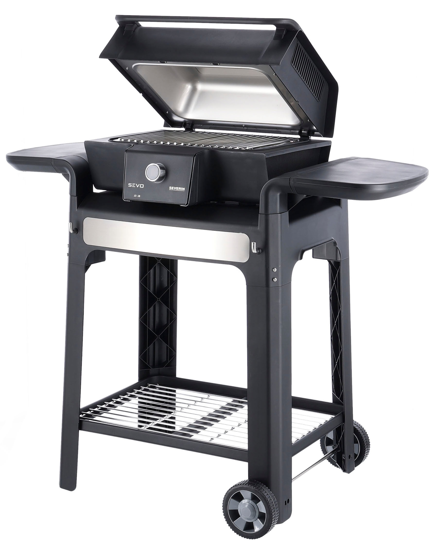 Severin Elektro-Standgrill »SEVO GTS PG 8107«, 3000 W, schneller Start, SAFE TOUCH-Oberfläche, auch als Tischgrill nutzbar