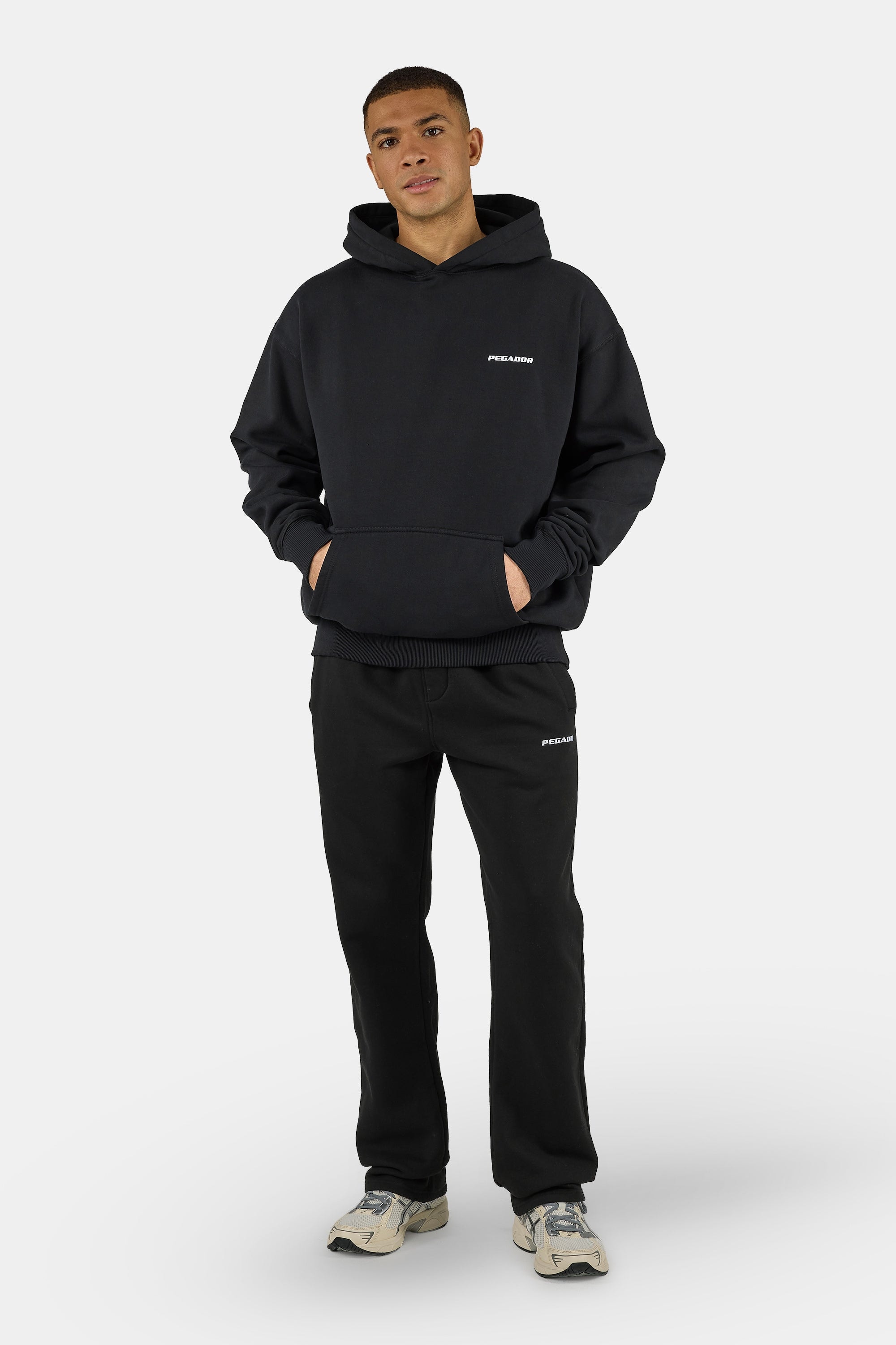 PEGADOR Kapuzensweatshirt »Logo Oversized Hoodie«, Baumwollmischung, oversize
