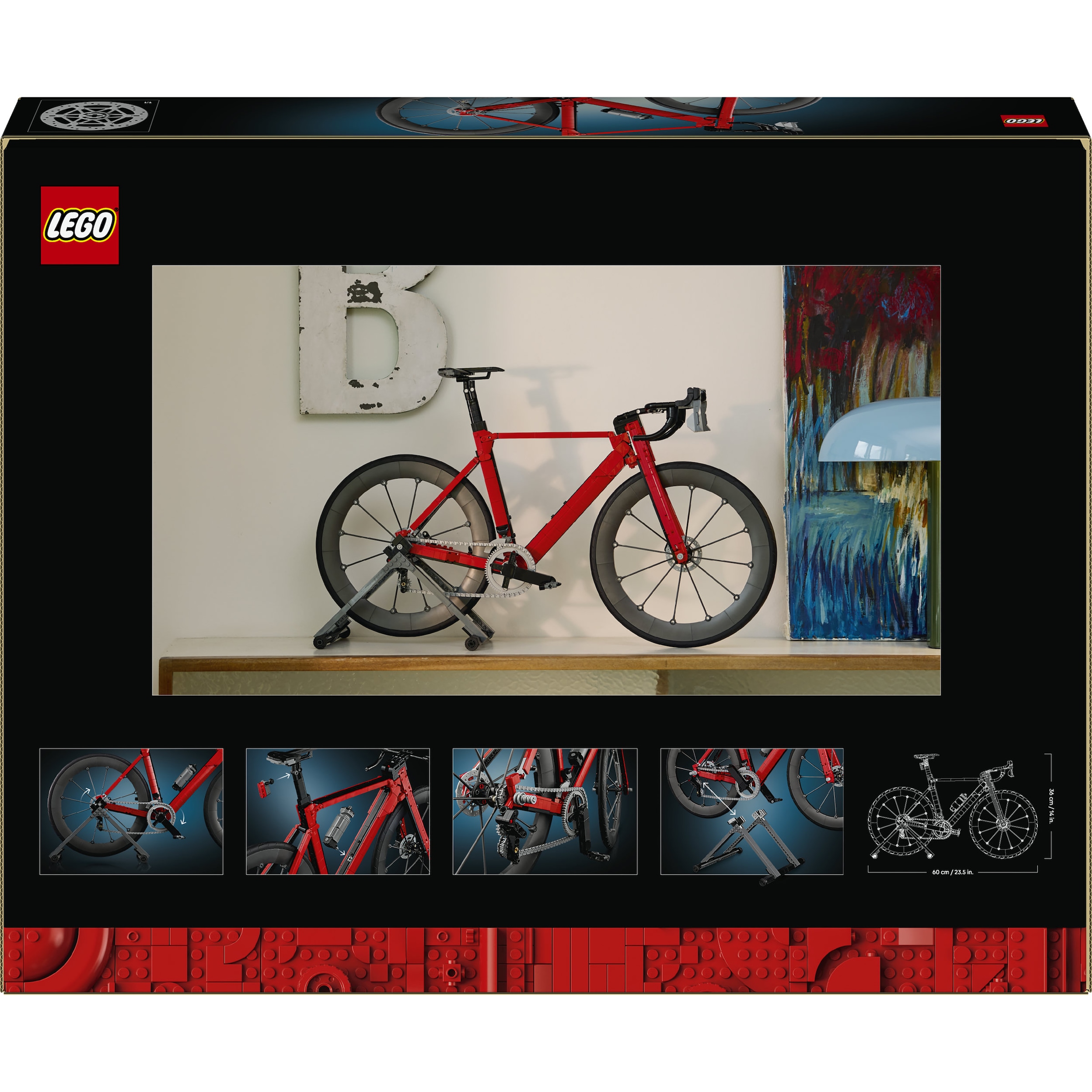 LEGO® Konstruktionsspielsteine »Rennrad (11380), LEGO Icons« Made in Europe