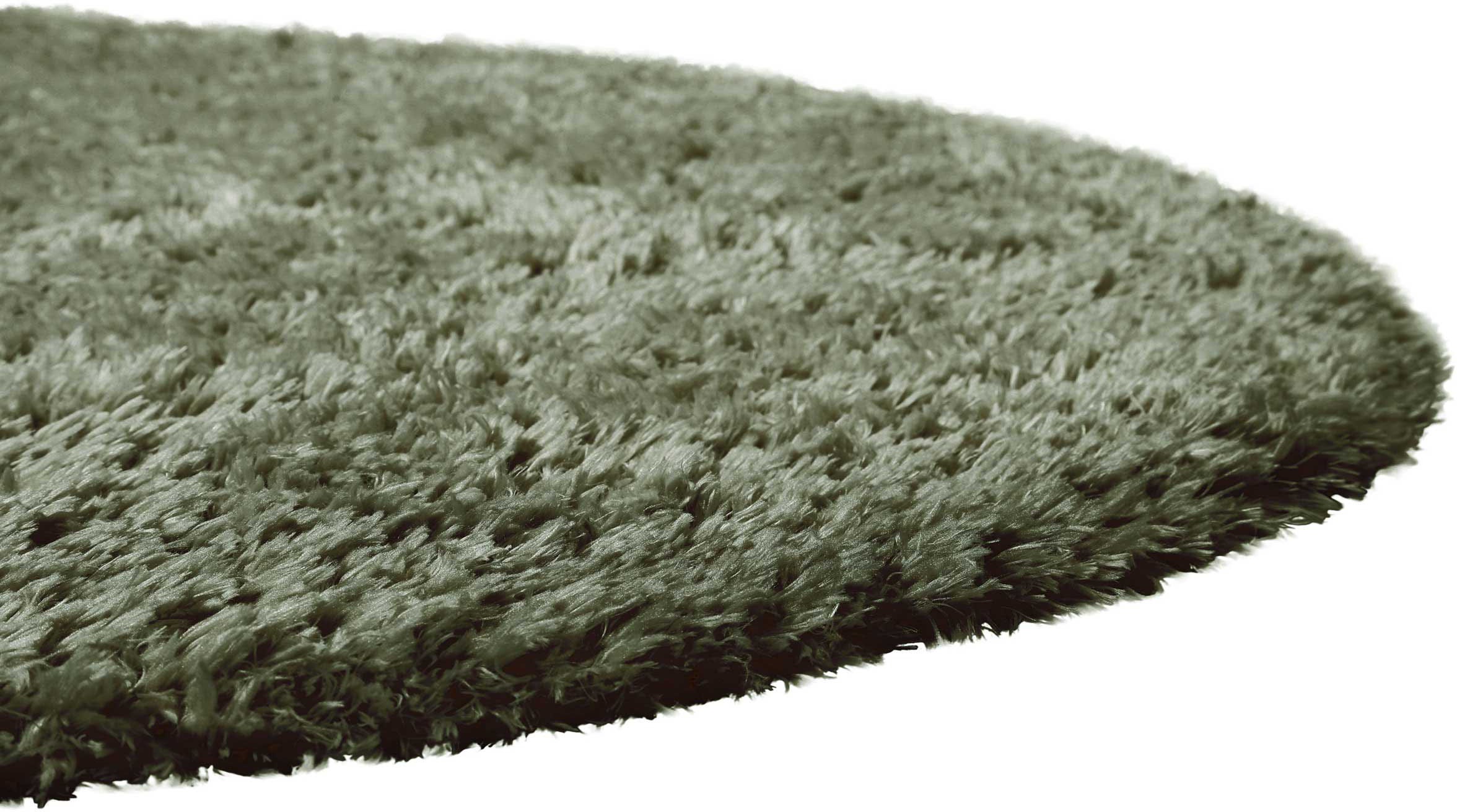 Homie Living Hochflor-Teppich »Matteo HL-0961«, rund, 50 mm Höhe, nachhaltig aus 100% recyceltem PET, Langflor, Shaggy, Wohnzimmer