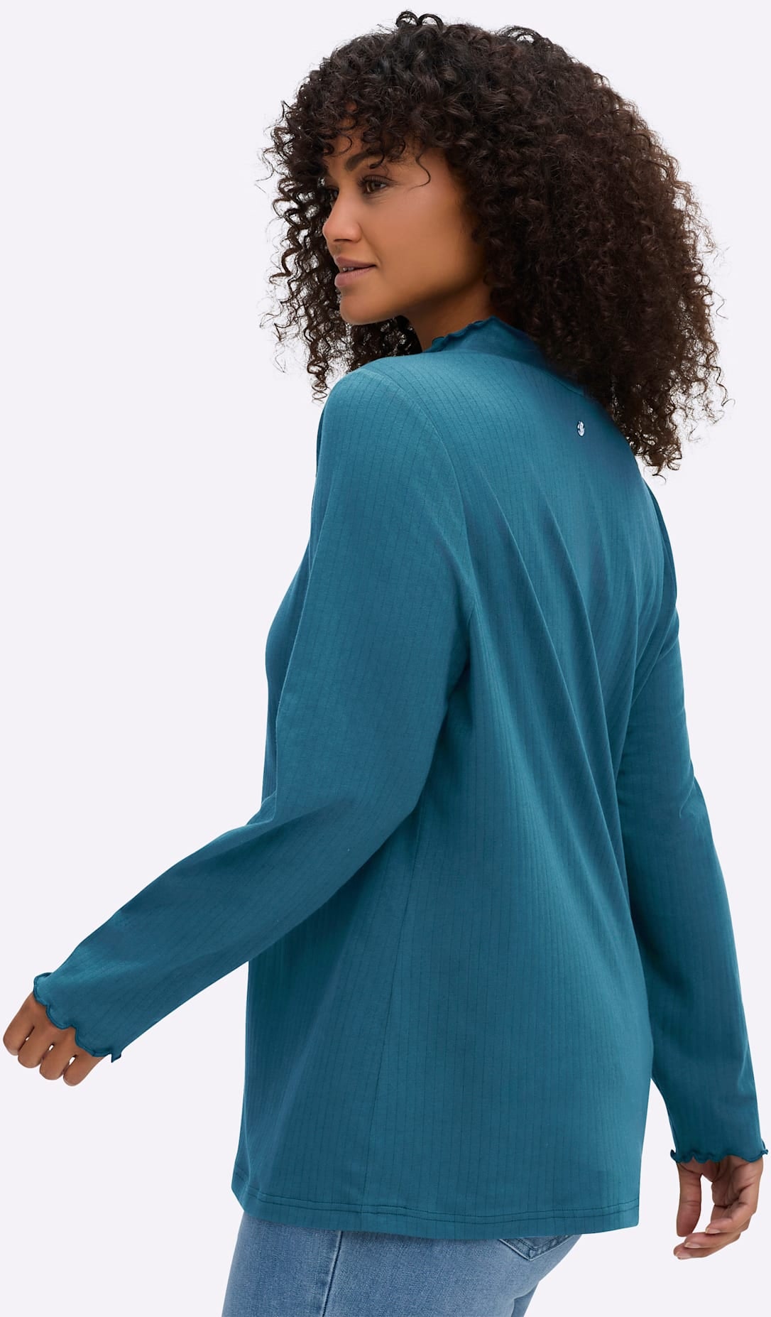 Sheego Stehkragenshirt »Shirtrolli« 1 Stk.