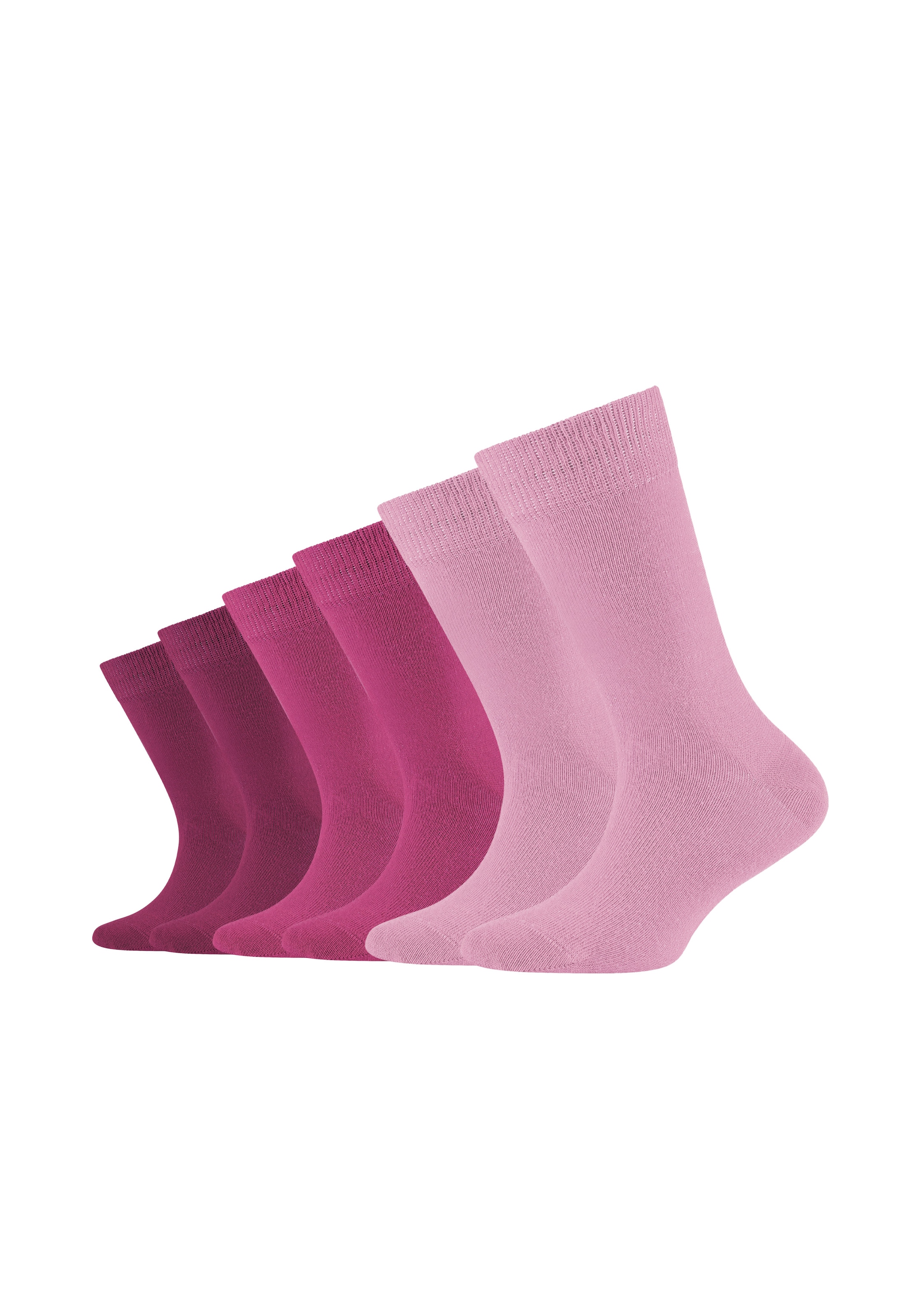 Camano Socken »ca-soft« 6 Paar,  mit Komfortbund und gepolsterten Zehen-/Fersenbereich