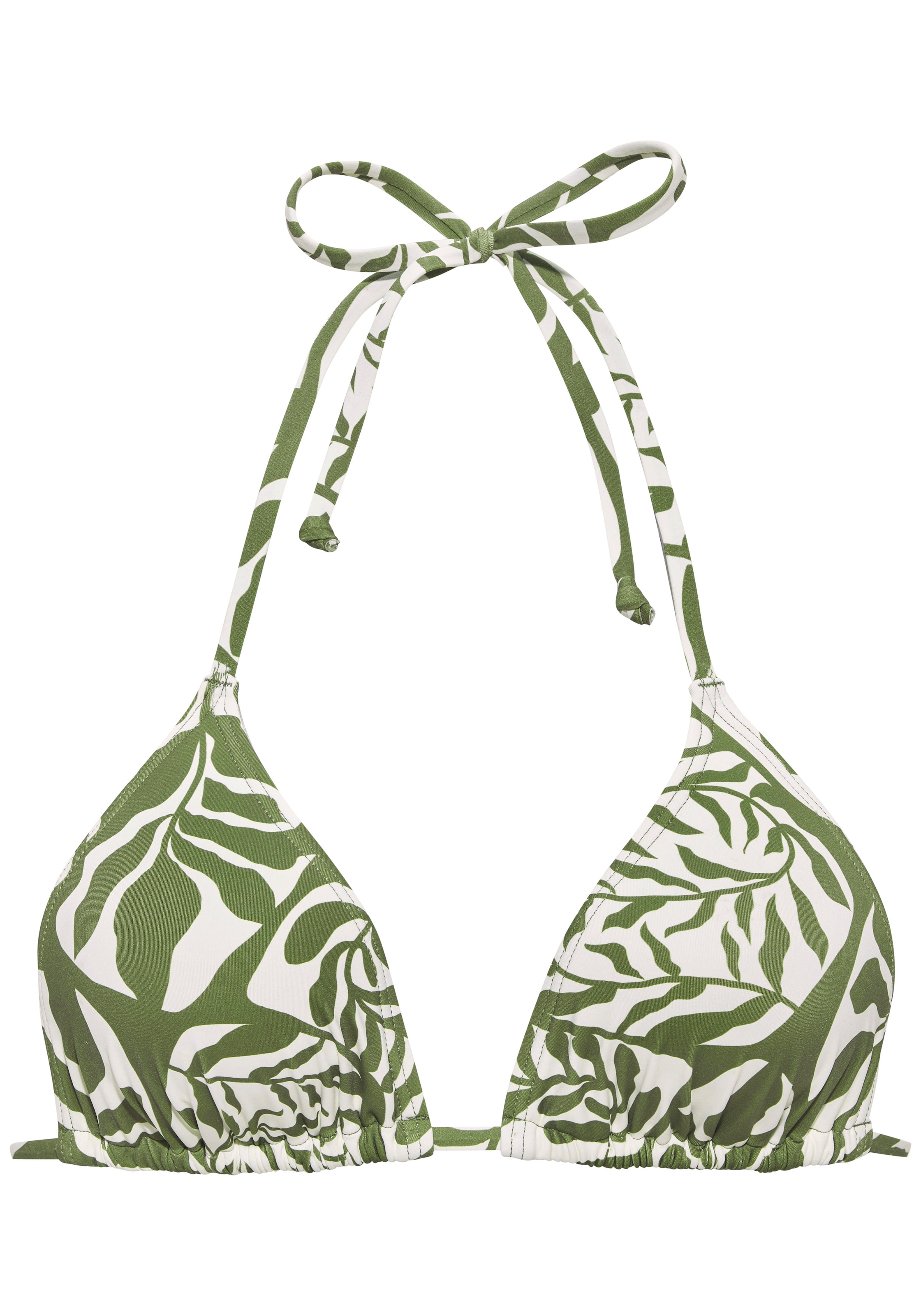 Buffalo Triangel-Bikini-Top »Jola« mit modernem Blätterdesign