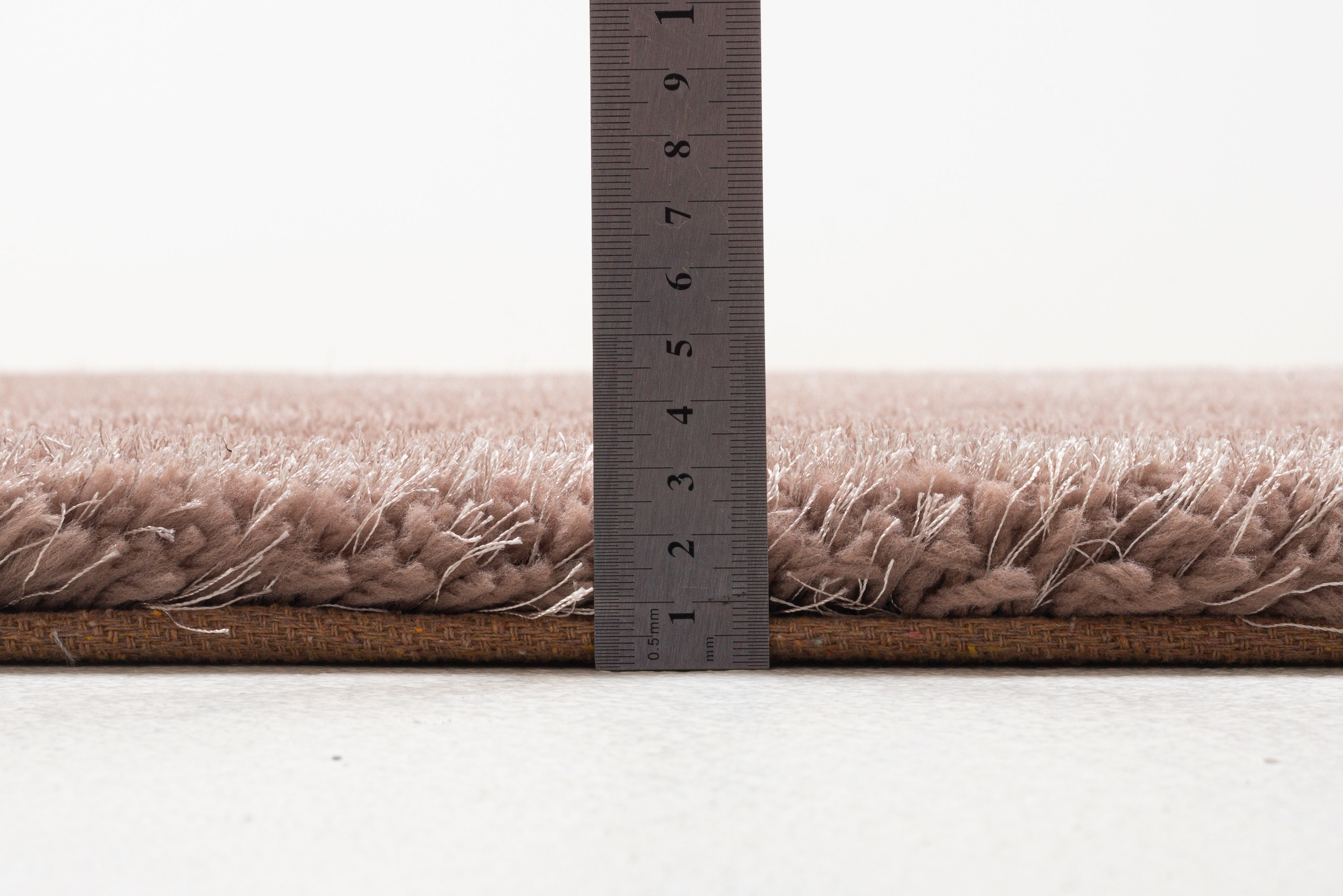 TOM TAILOR HOME Hochflor-Teppich »Soft« rechteckig 35 mm Höhe handgetuftet, Uni-Farben, super weich und flauschig