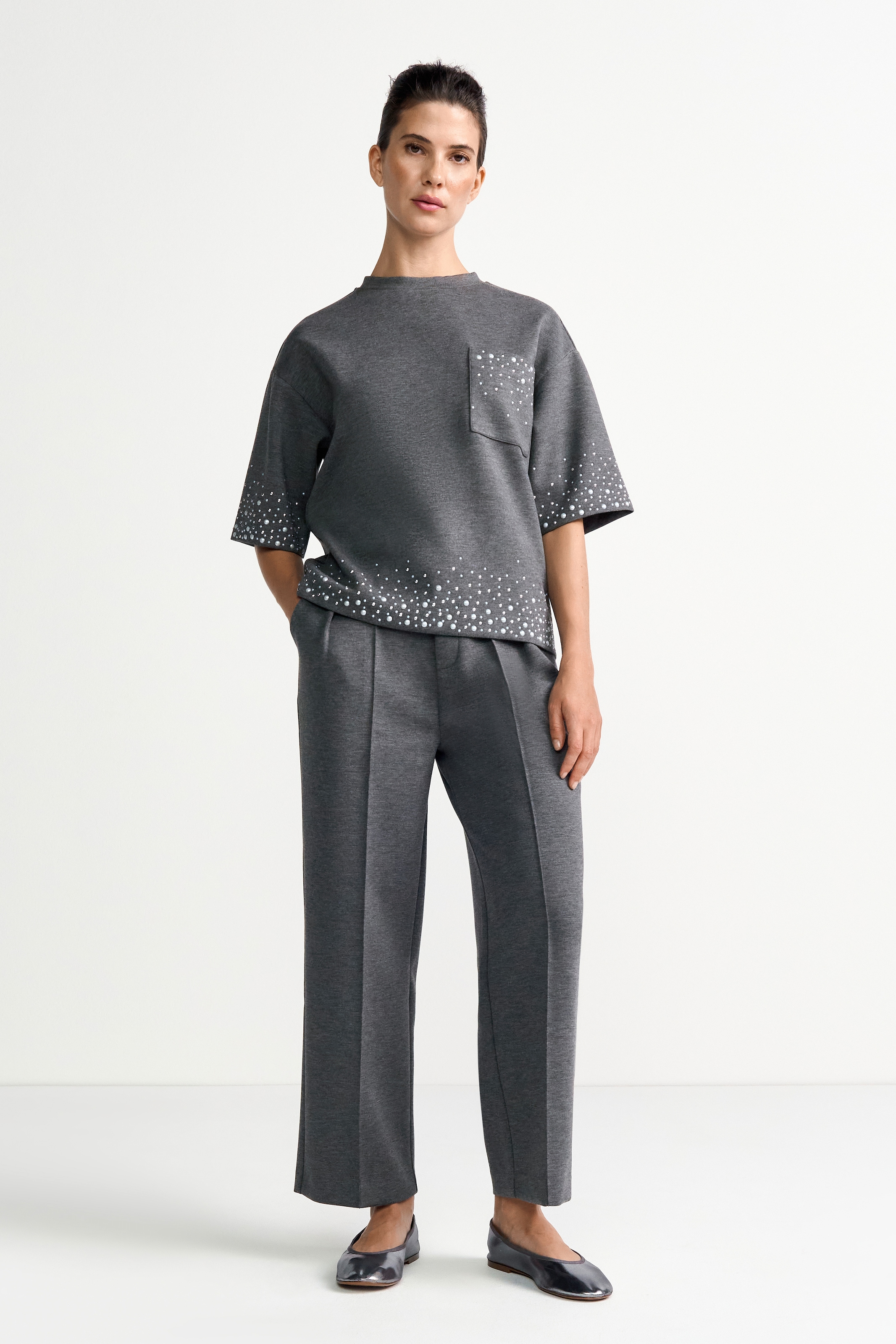 RICHROYAL Bundfaltenhose