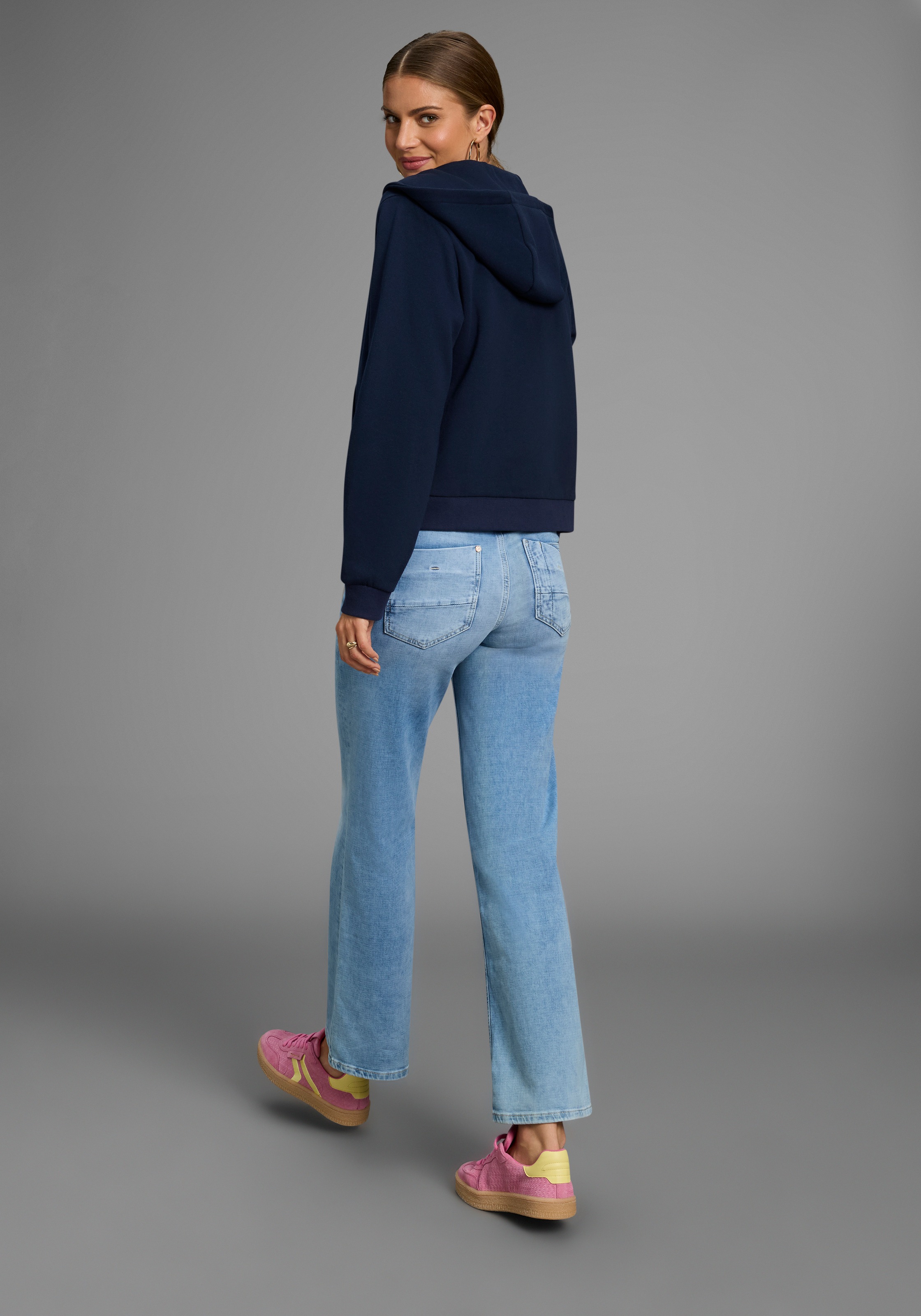 DELMAO Kapuzensweatjacke