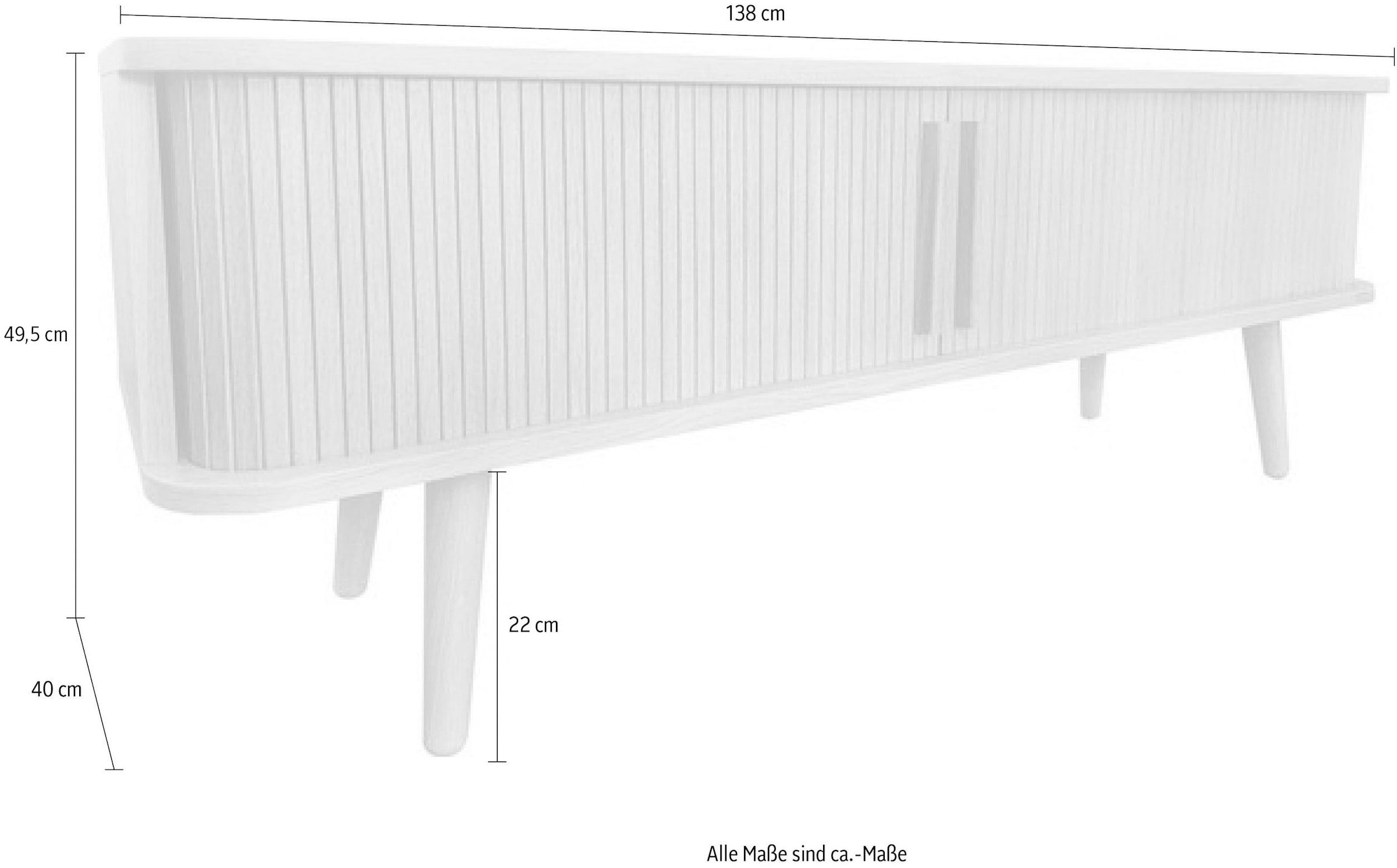 Woodman TV-Board »Rove«, besonderes Design, in zwei Breiten, mit Eichenholzfurnier