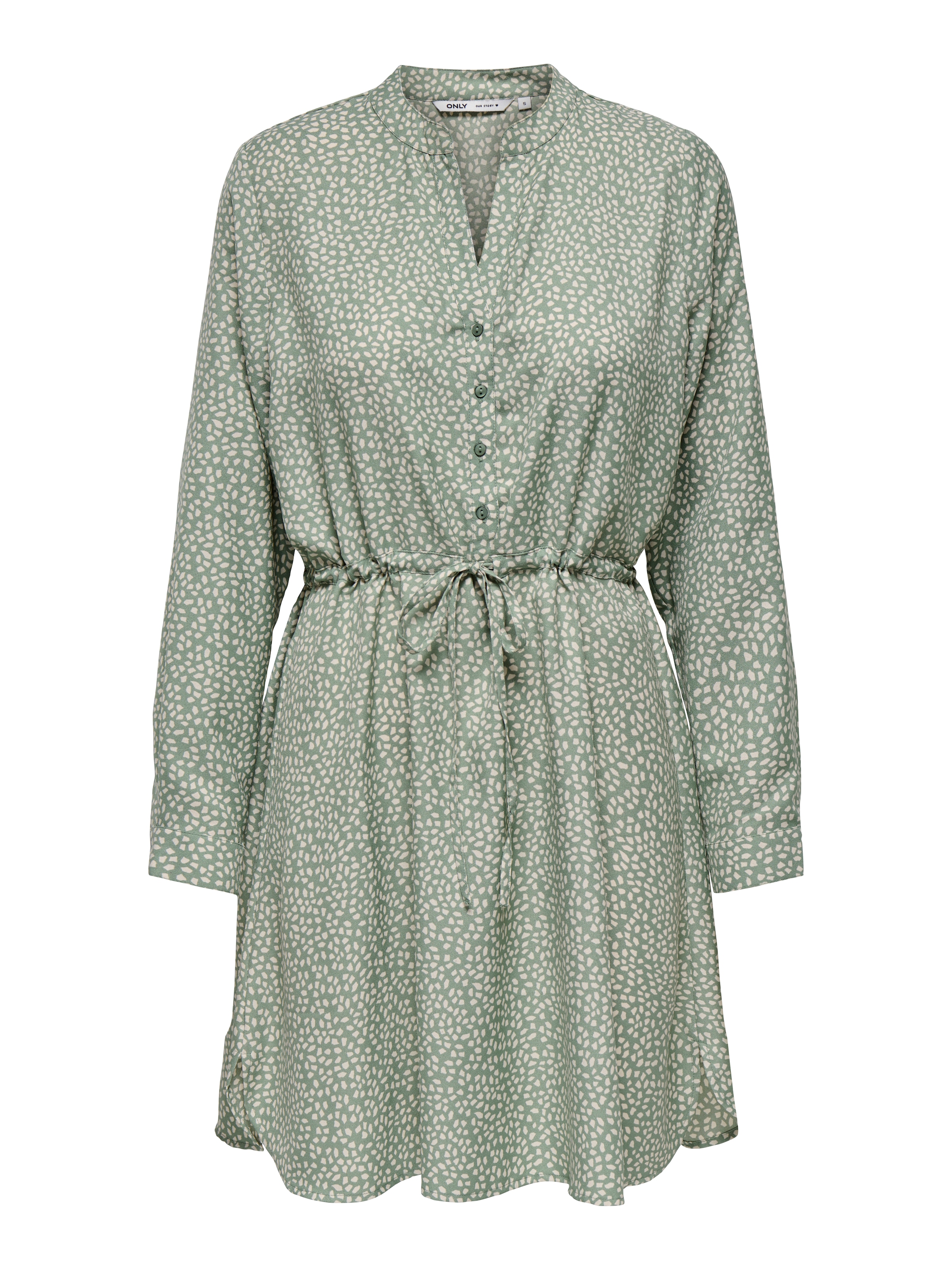 ONLY Druckkleid »ONLCORY L/S V-NECK TUNIC«