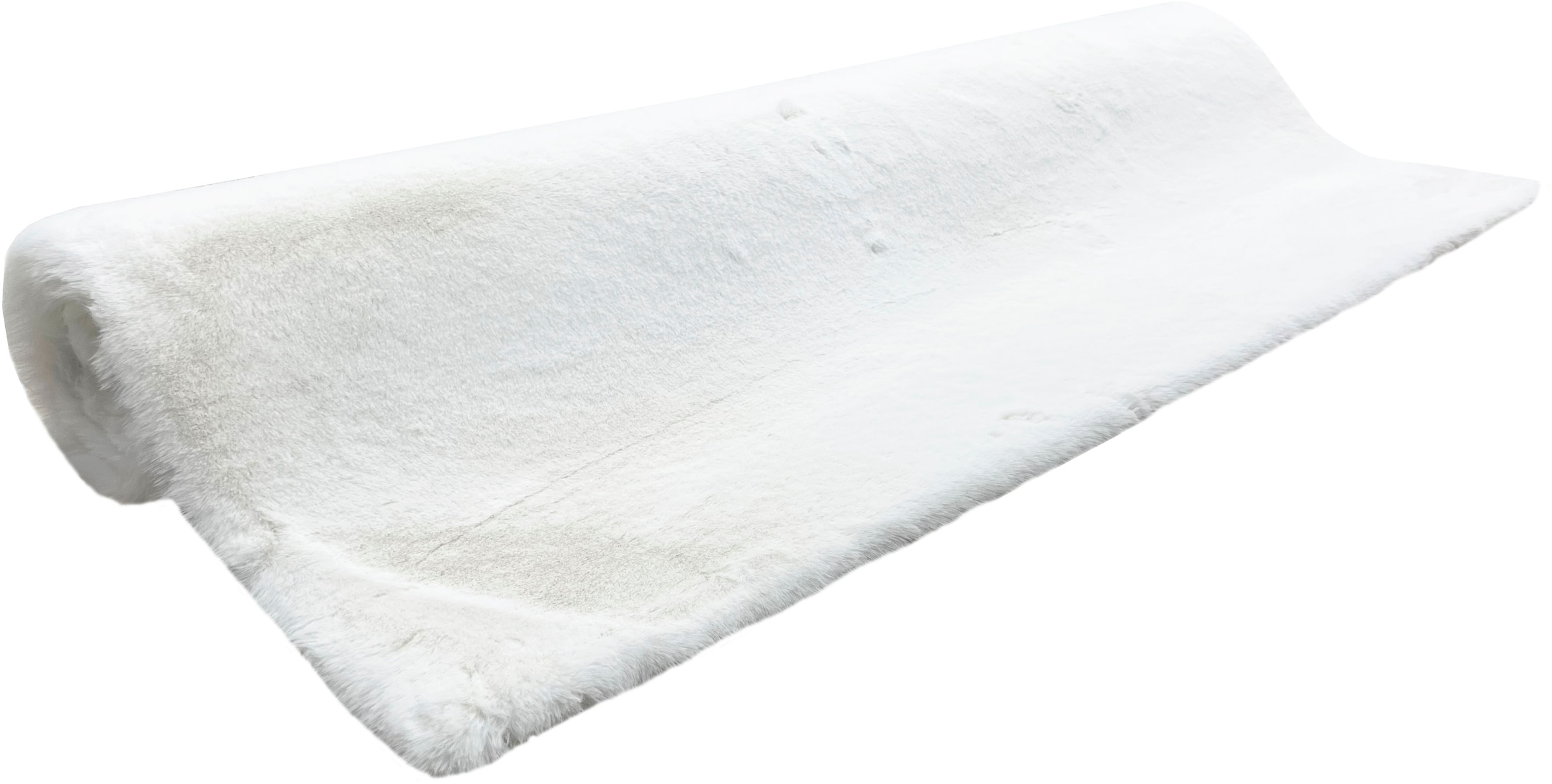 my home Fellteppich »Rabbit, Kunstfell, Kaninchenfell-Haptik, Microfaser,« rechteckig 42 mm Höhe besonders hoch und flauschig, Wohnzimmer, Schlafzimmer, Kinderzimmer