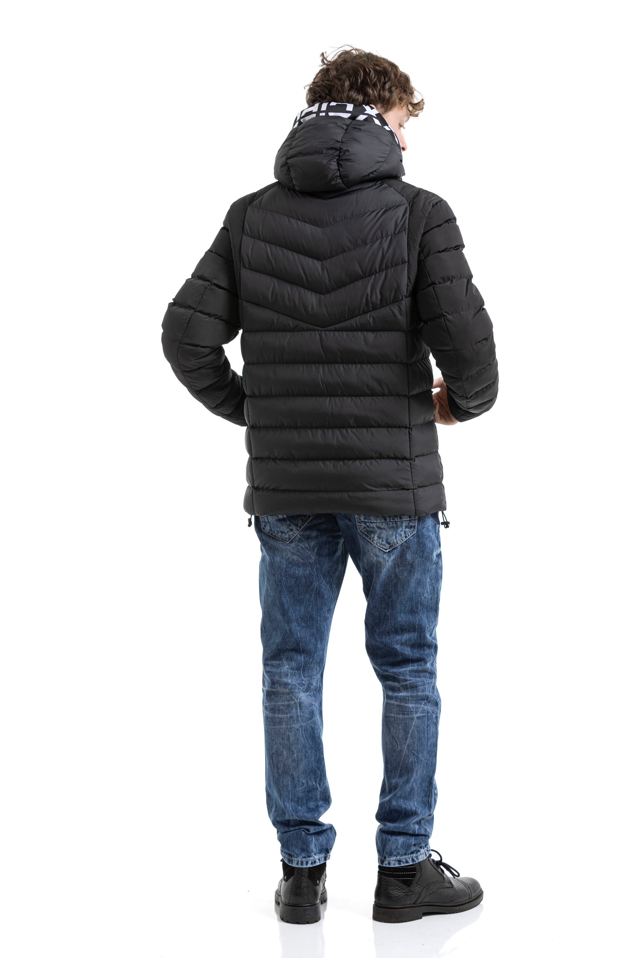 Cipo & Baxx Steppjacke mit Kapuze