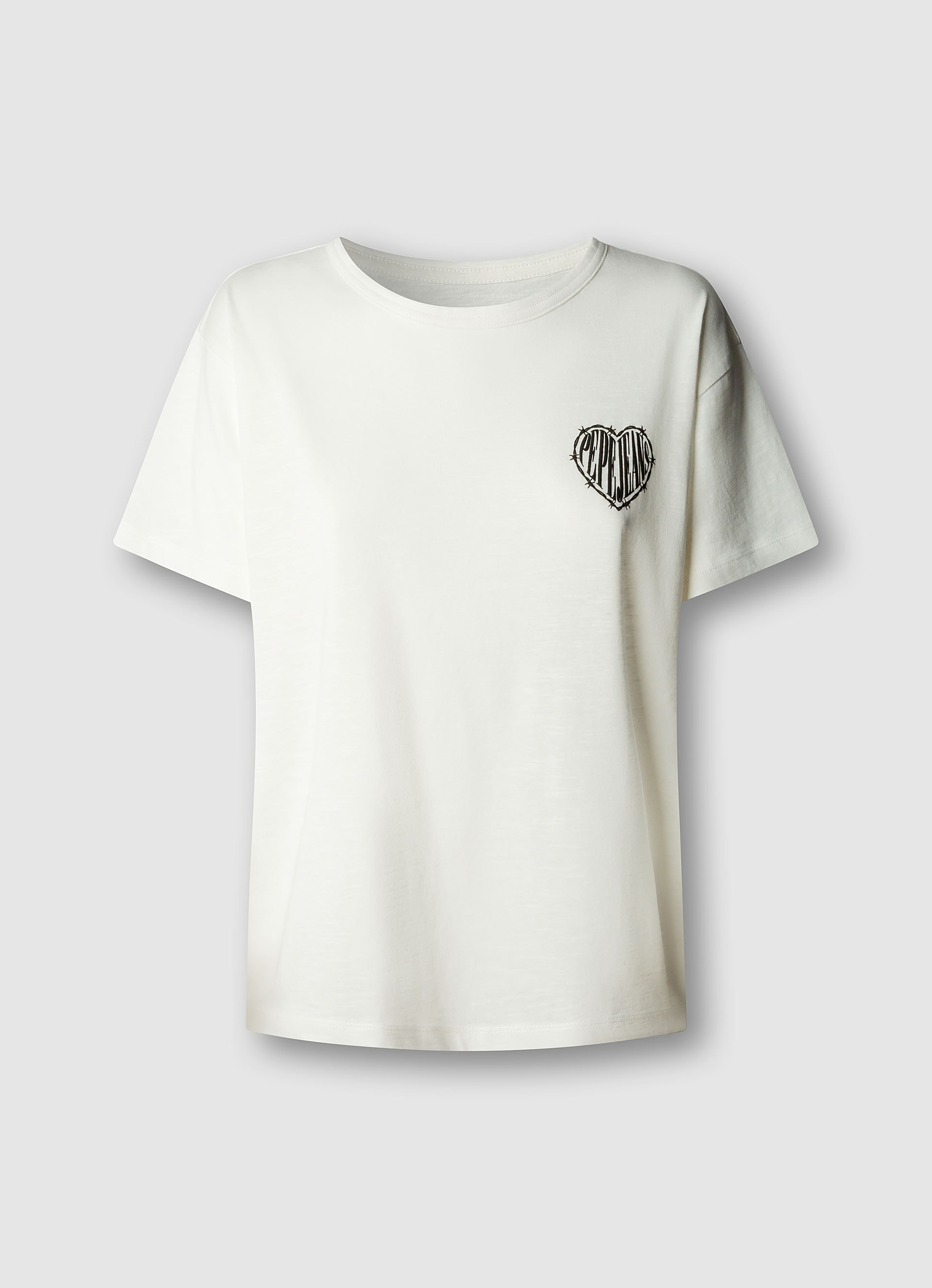 Pepe Jeans T-Shirt »BENJAMINA« mit Logo-Detail, Baumwoll-Qualität