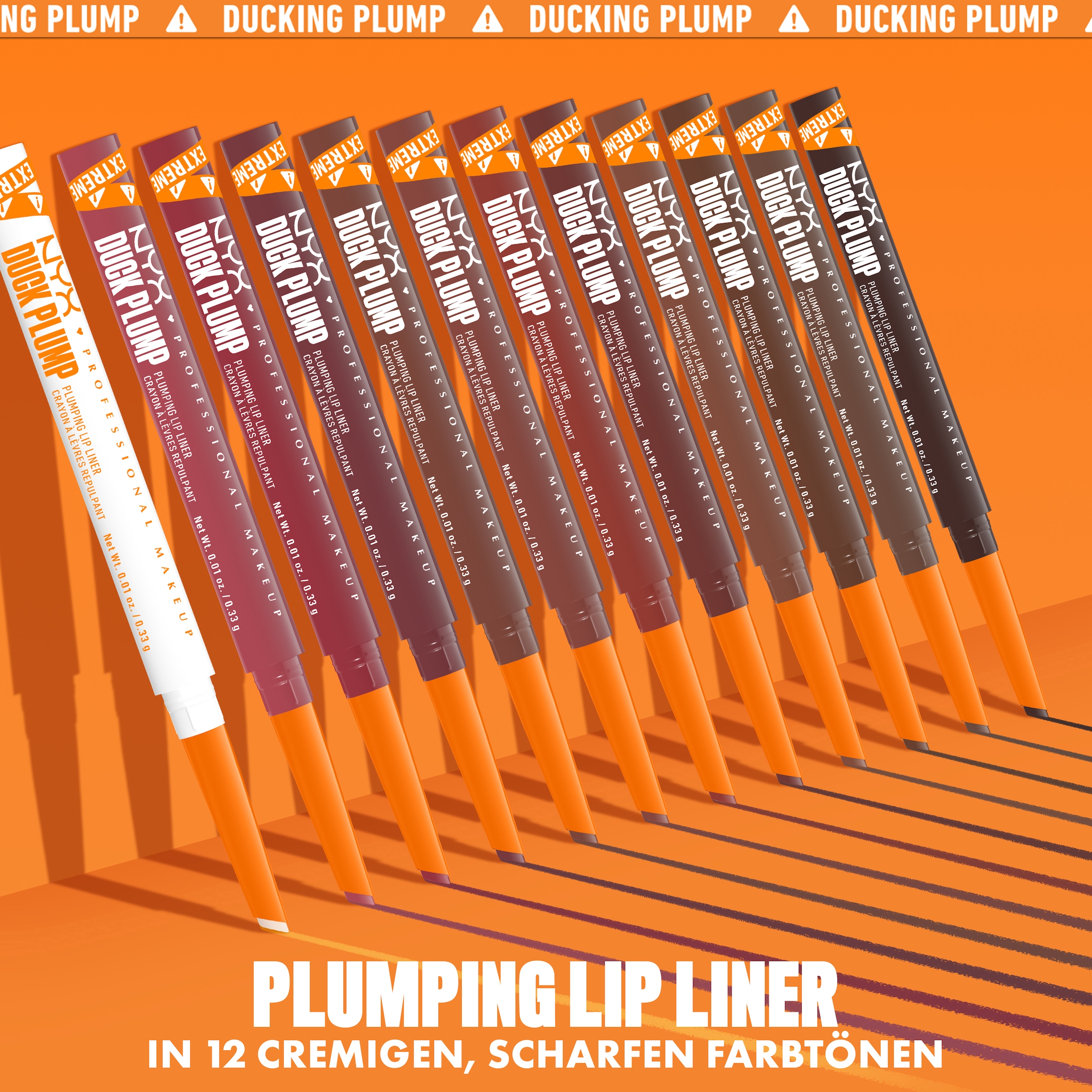 NYX Lippenstift »Professional Makeup Duck Plump Plumping Lip Liner Lippenkonturenstift«