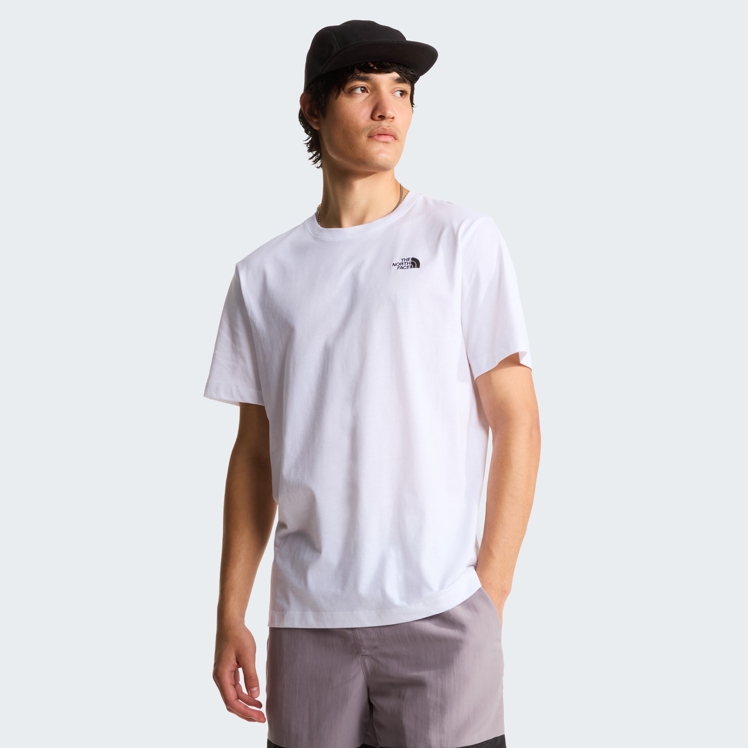 The North Face T-Shirt »M EVOLUTION SIMPLE DOME REGULAR SHORT SL« normale Passform, Kurzarm, für den Alltag, aus Baumwolle