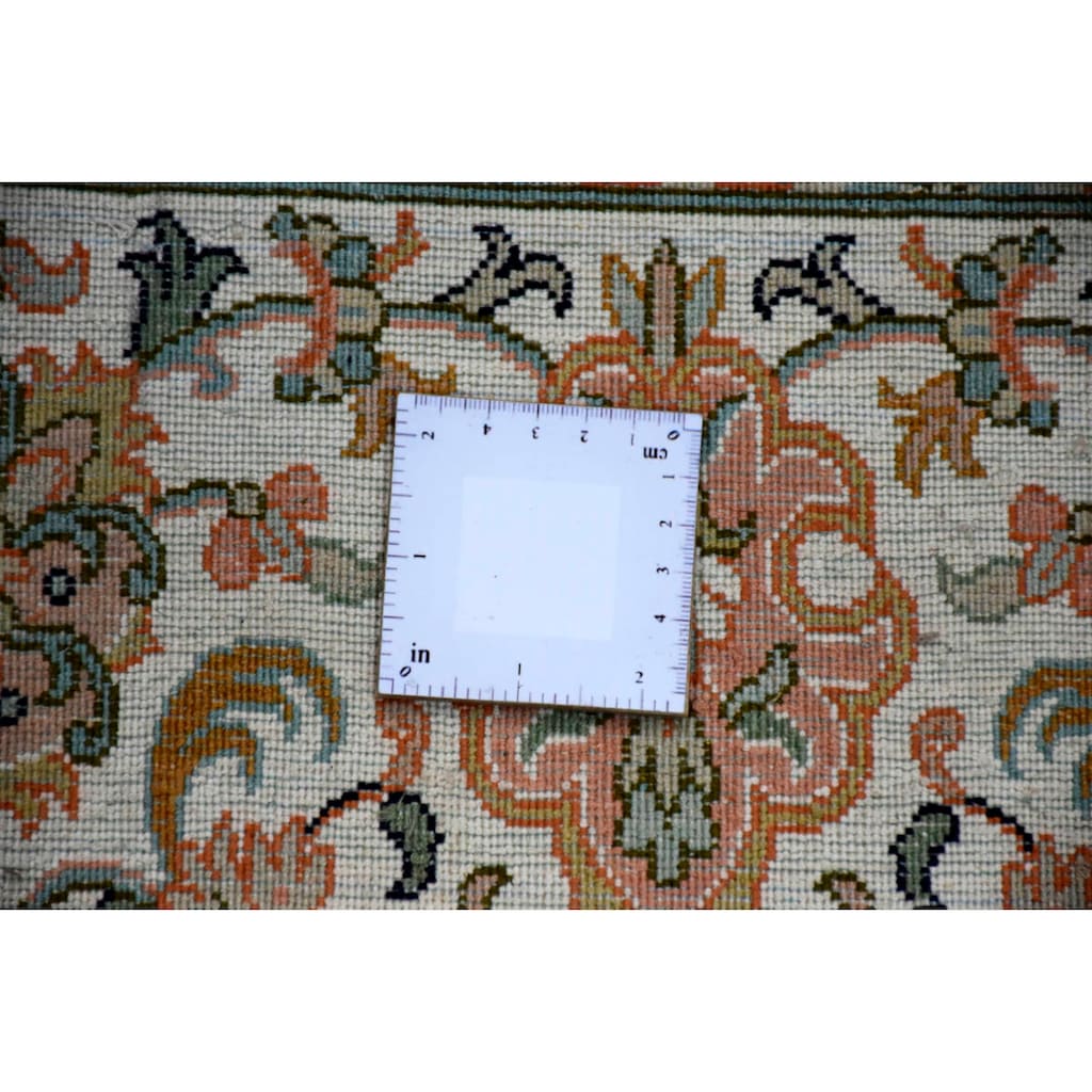 Kayoom Seidenteppich »Kashan 8410«, rechteckig, Einzelstück mit Zertifikat, Wohnzimmer