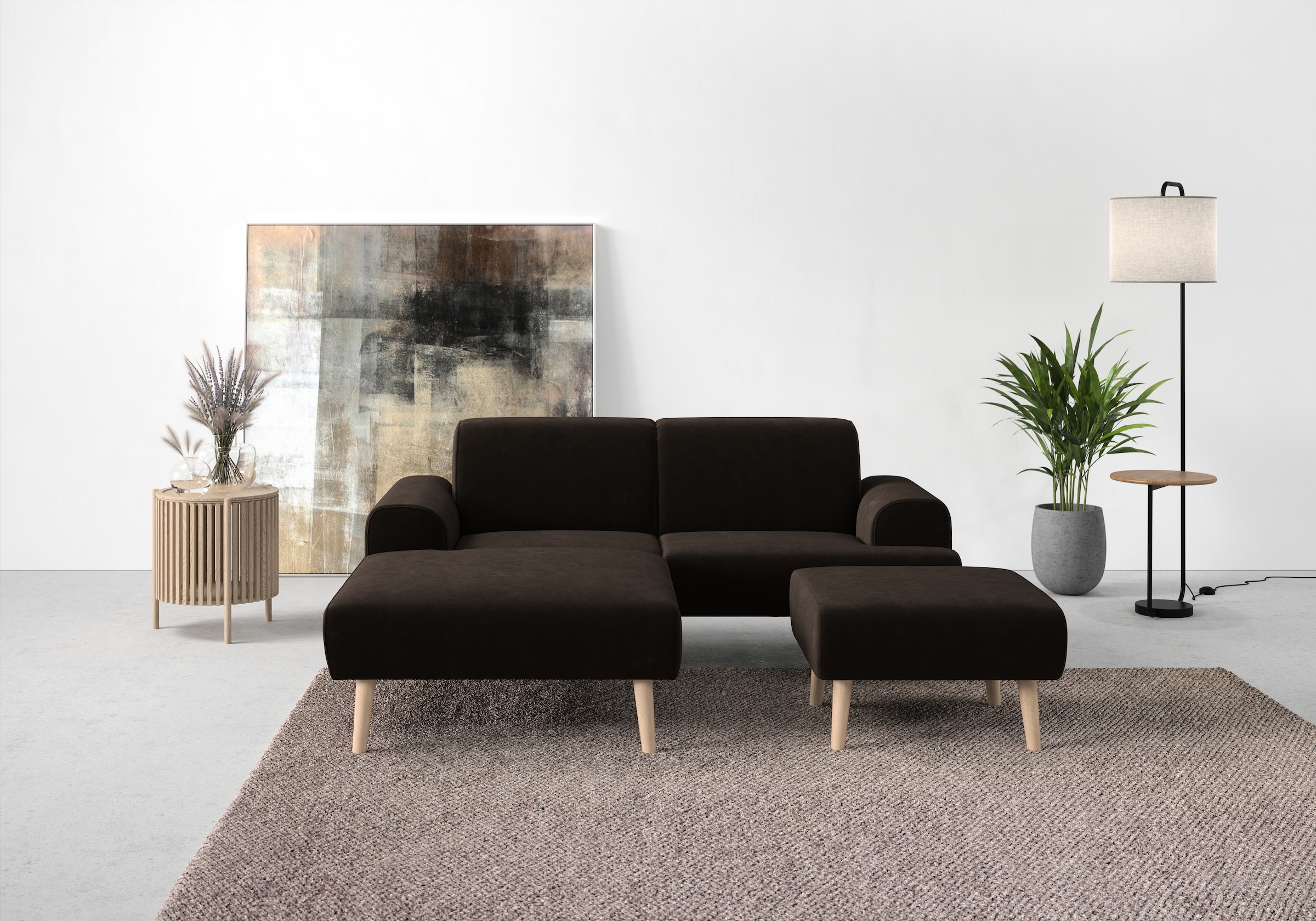 andas Ecksofa »Swift L-Form«, Federkern-Polsterung, B/T/H: 192/83/176 cm